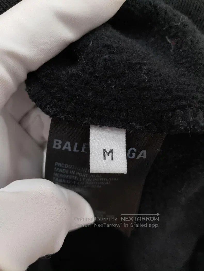 Balenciaga Balenciaga Black Sweatshirt Size US M / EU 48-50 / 2 - 4 Thumbnail