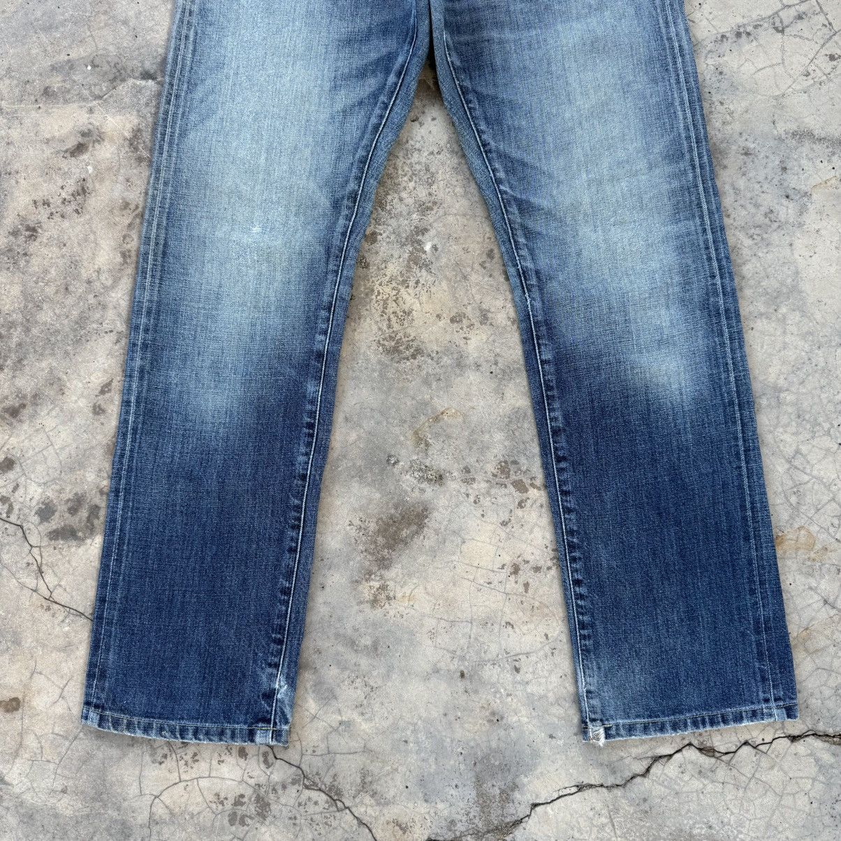 Japanese Brand × Jean × Vintage VINTAGE JAPANESE SALVEGA FADED JEAN DENIM PANTS Size US 33 - 3 Thumbnail