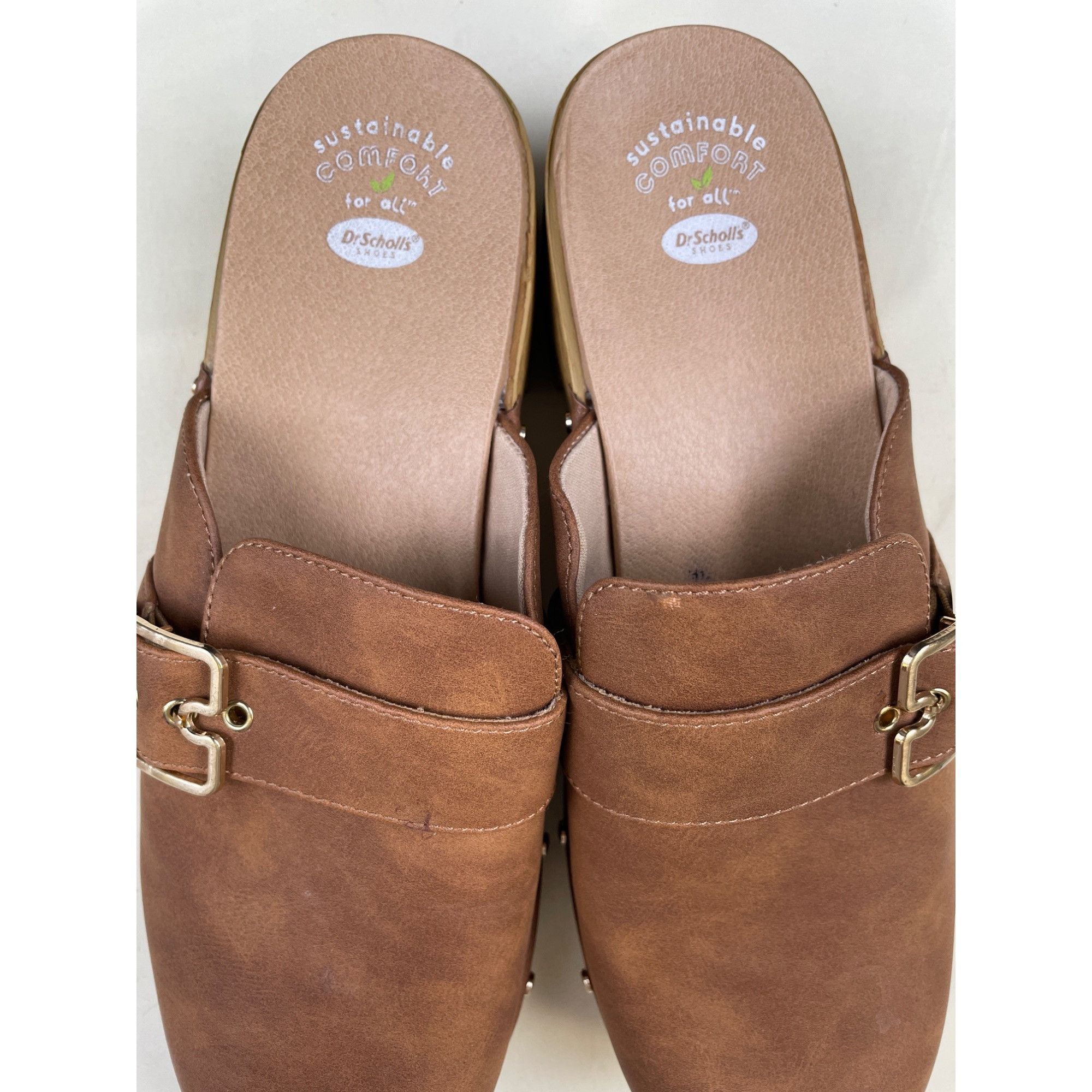 Other Dr Scholls Women's Tan Classic Clogs/Shoes/ Slip on Size 11 Size US 11 / IT 41 - 6 Thumbnail