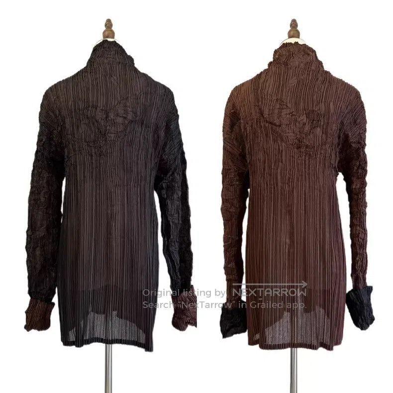 Issey Miyake Issey Miyake Brown Coat Size M / US 6-8 / IT 42-44 - 5 Thumbnail
