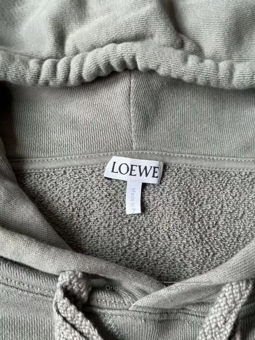 Loewe loewe embroidered logo drawstring hoodie. Size US L / EU 52-54 / 3 - 3 Thumbnail