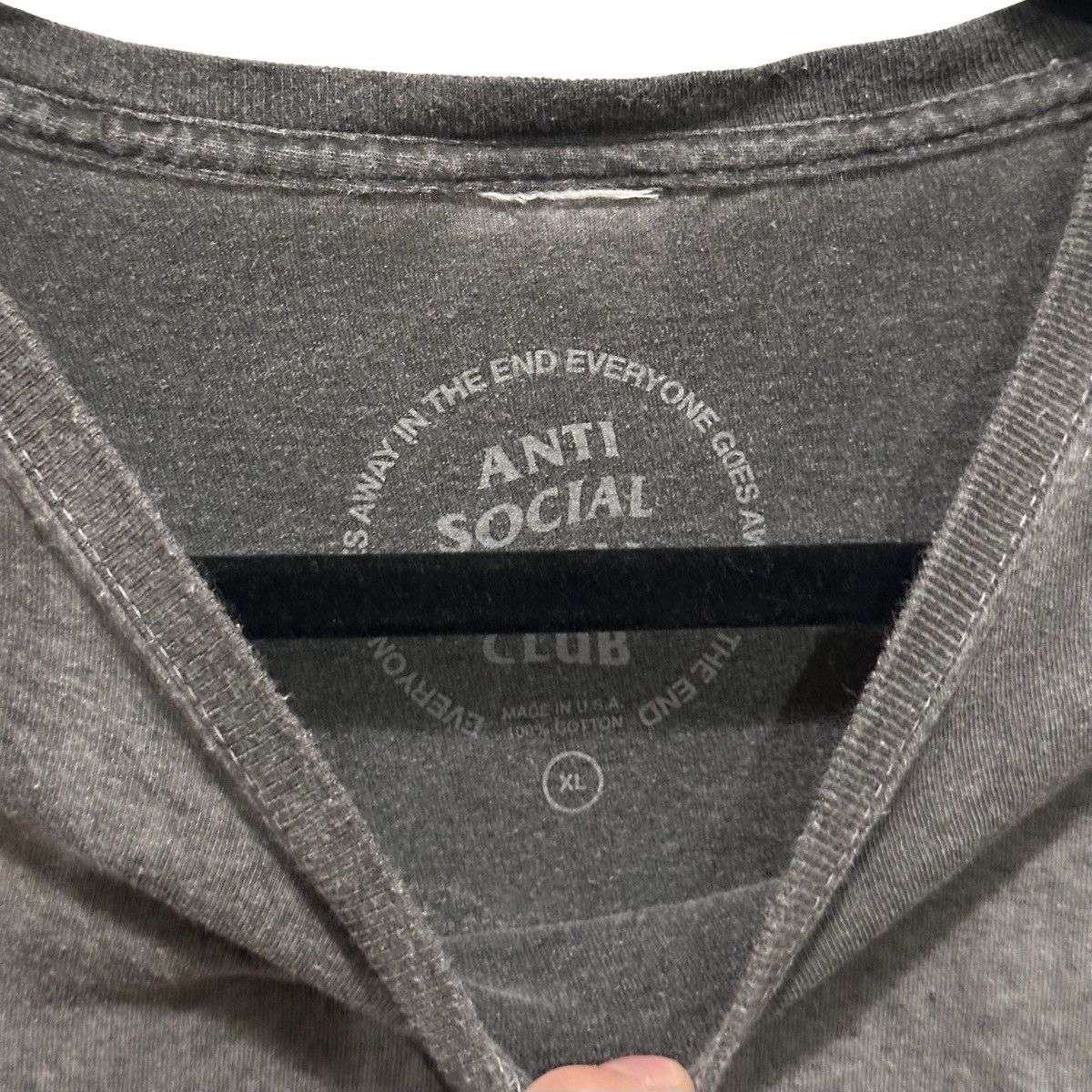 Anti Social Social Club Anti Social Social Club Tee Size US XL / EU 56 / 4 - 3 Thumbnail
