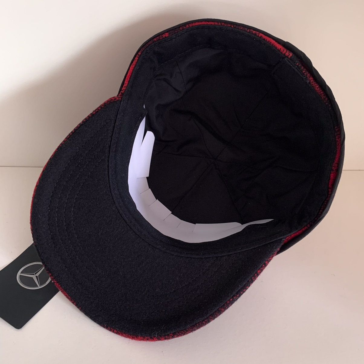 Mercedes-Benz Wool plaid camper cap hat Size ONE SIZE - 3 Thumbnail