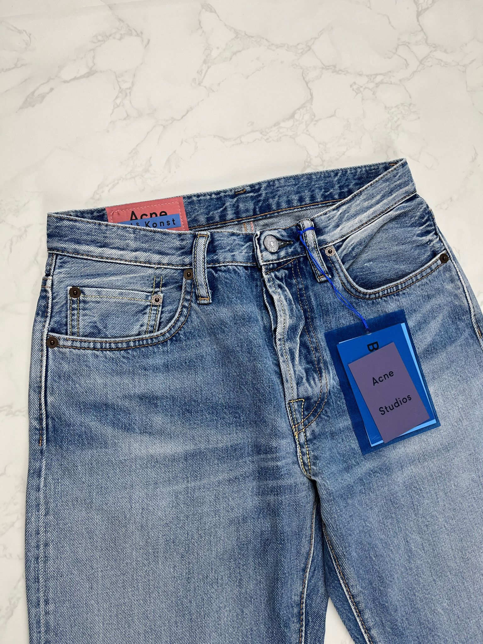 Acne Studios 🔥60% OFF🔥 [SALE] Acne Studios Organic Blue Denim Jeans Size US 27 - 7 Thumbnail