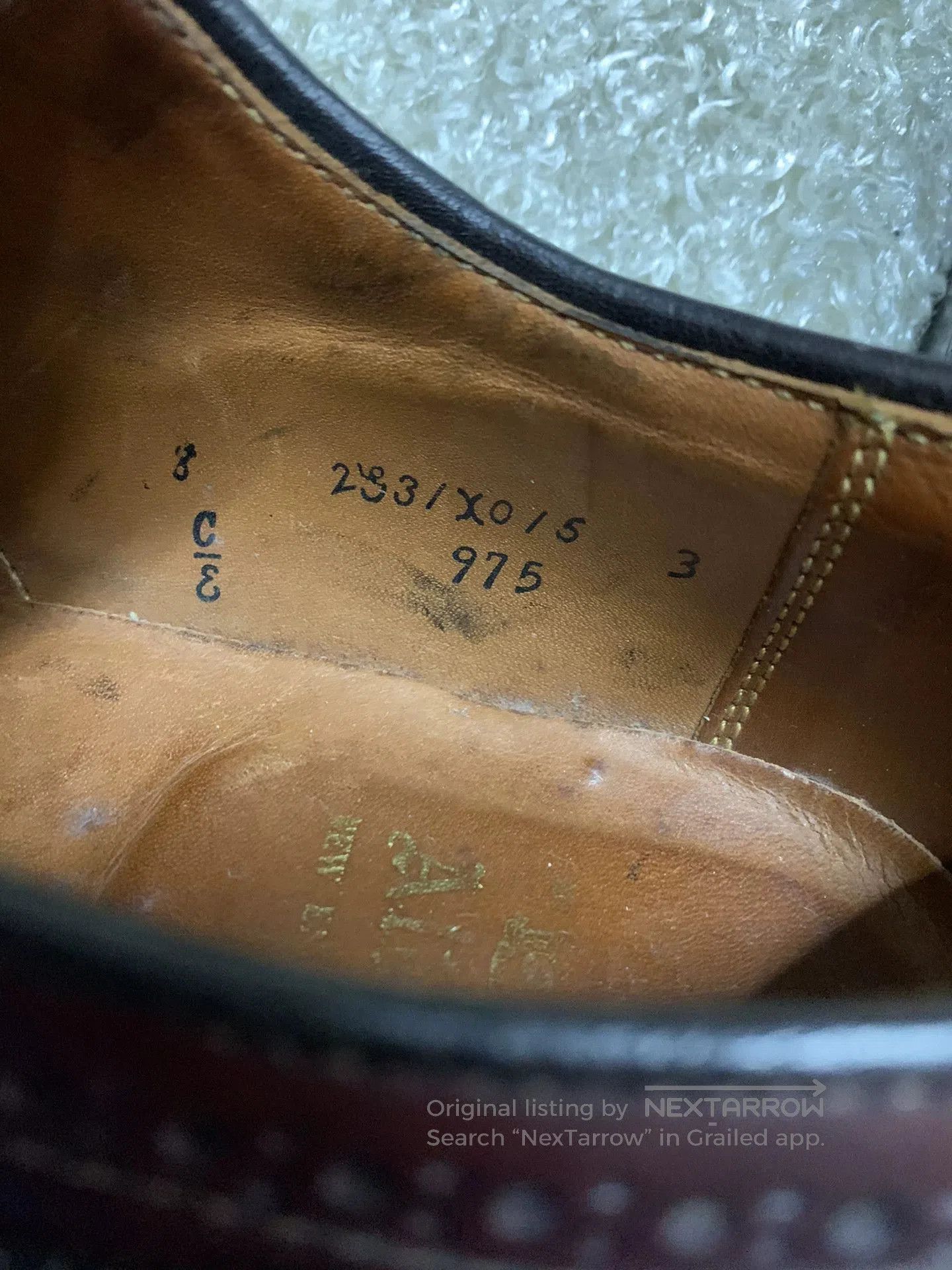 Alden Alden 975 Carved Men's US Made Shoes. Size US 8 / EU 41 - 7 Thumbnail