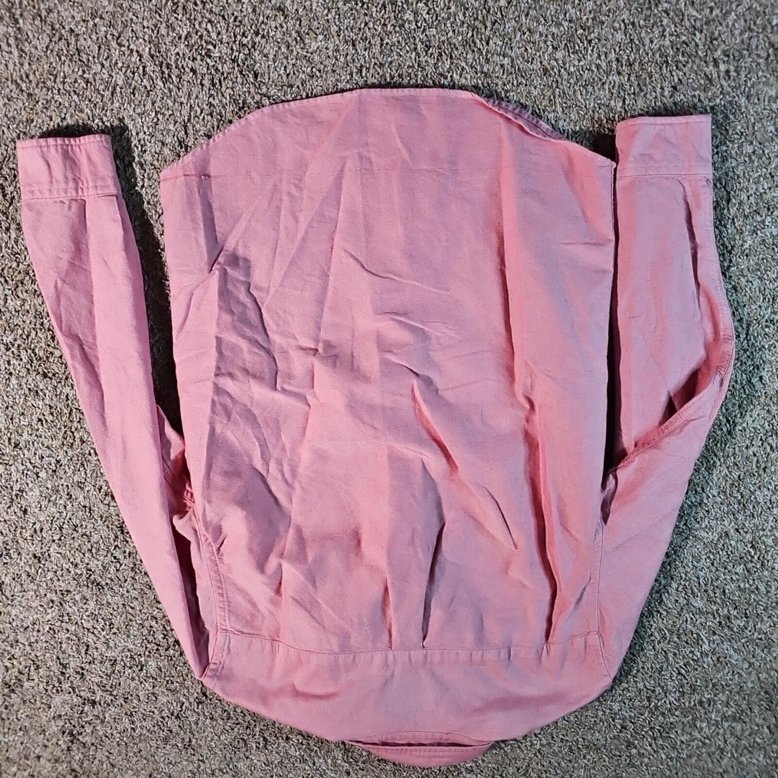 American Eagle Outfitters American Eagle Classic Fit M Pink Button Up Shirt Size US M / EU 48-50 / 2 - 7 Thumbnail