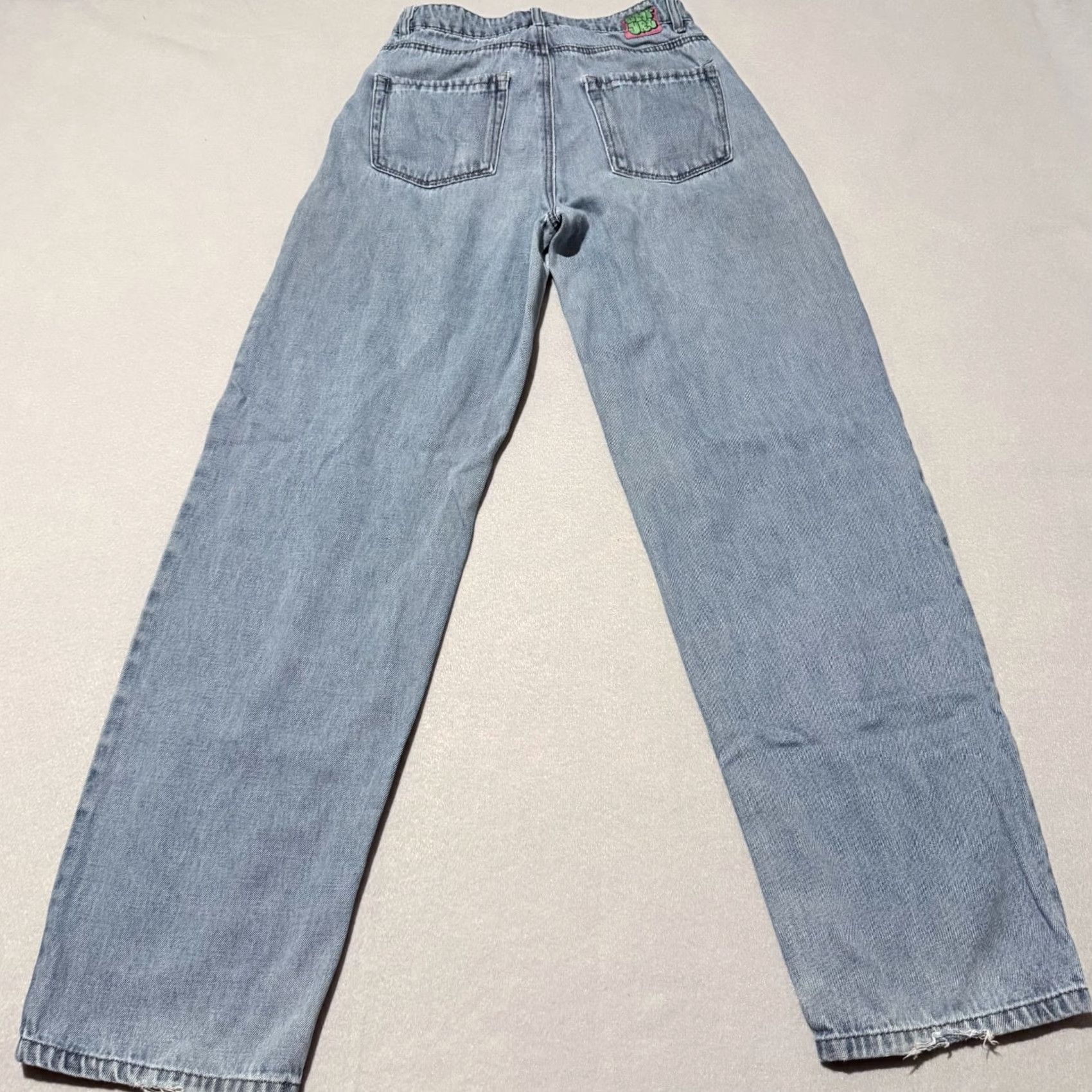 Empyre Empyre Jeans Women's Wide-Leg Denim Blue Medium Wash Relaxed Zip Fly 2 Size 32" / US 10 / IT 46 - 2 Thumbnail