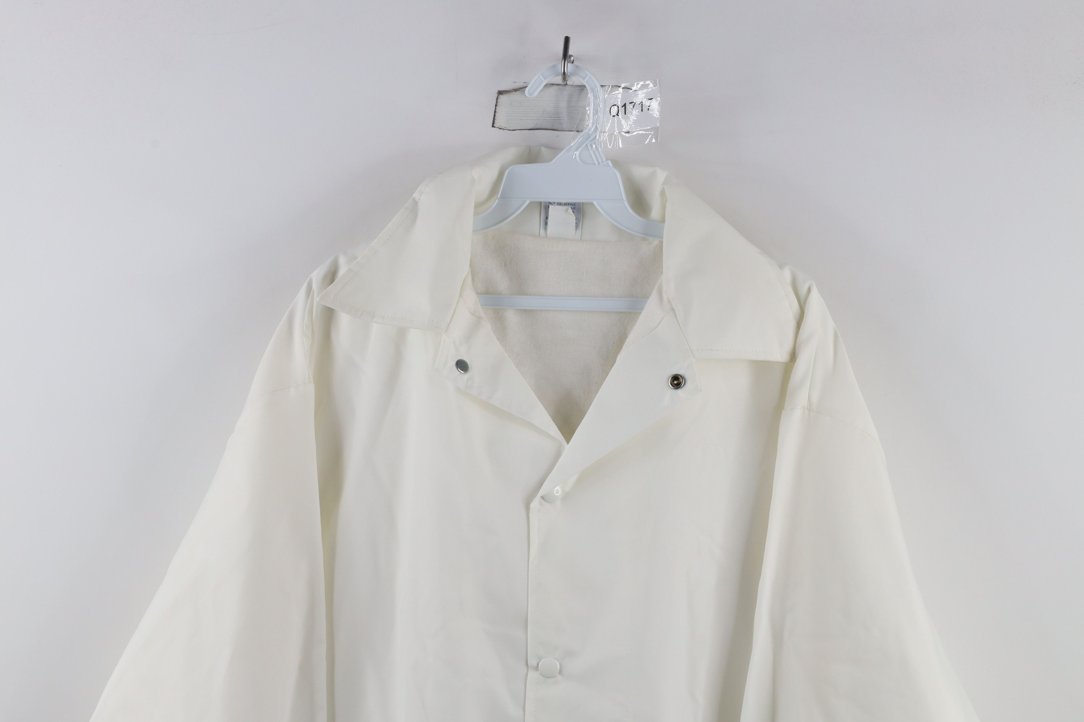 Vintage Vintage 70s Streetwear Coaches Windbreaker Jacket White USA Size US L / EU 52-54 / 3 - 2 Thumbnail