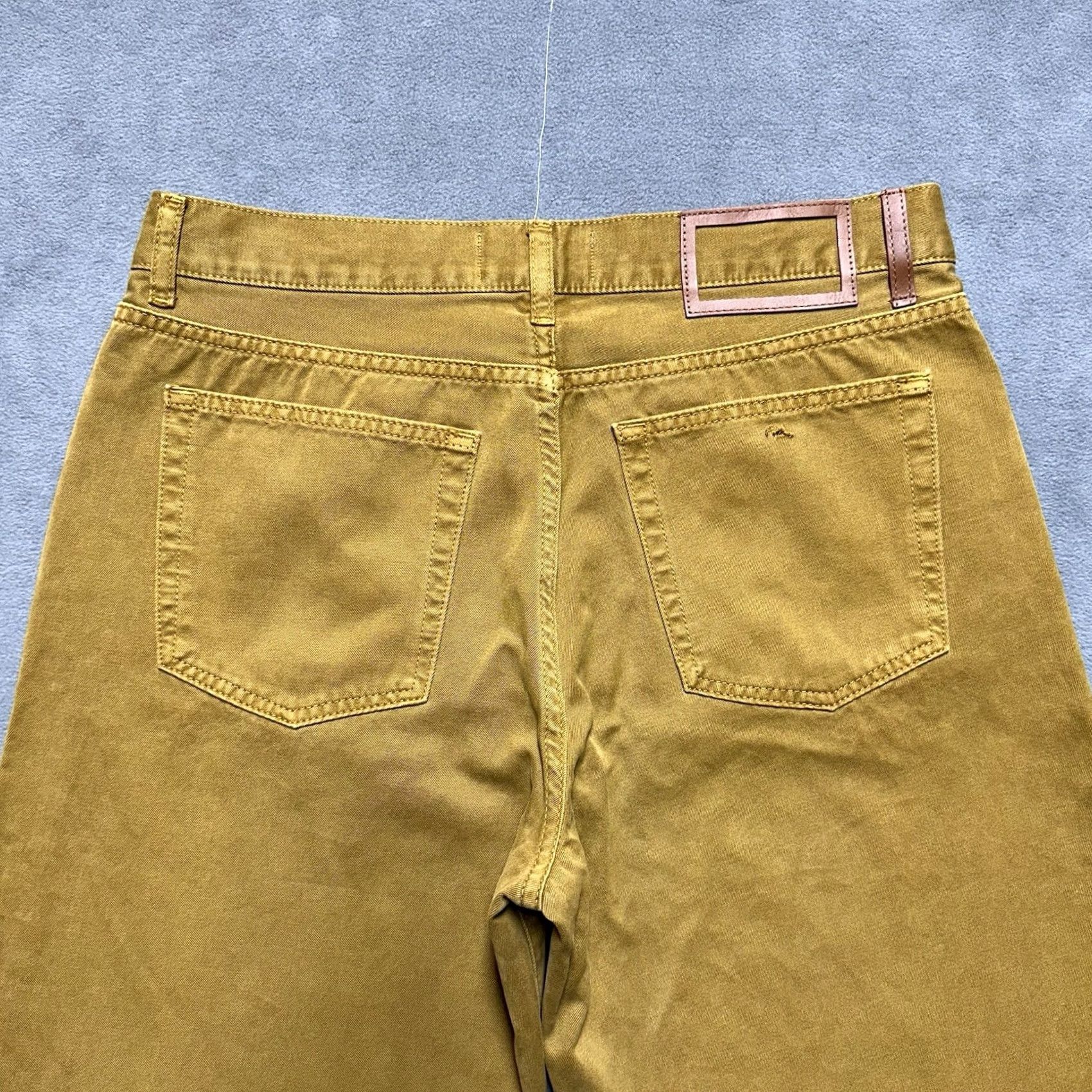La Ligne La Ligne Pants Womens 27 Khakis Wide-Leg Brown Twill 30" Waist 27.5" Inseam Vintage? No (adjusted) Size 27" / US 4 / IT 40 - 4 Thumbnail