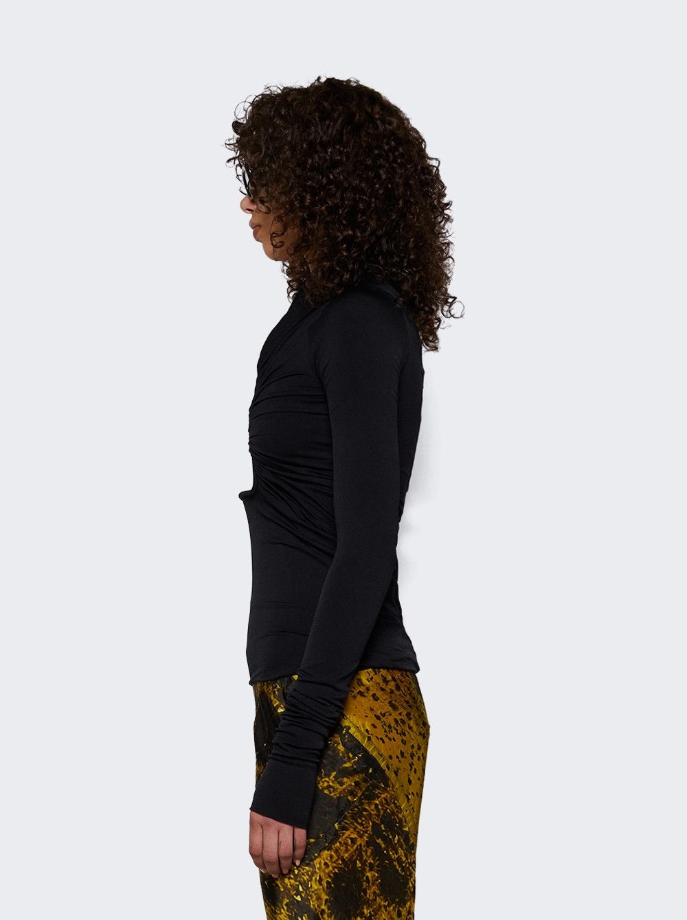 Rick Owens o1mle0426 Hollywood Bias Cut Pants in Yellow Size 30" / US 8 / IT 44 - 3 Thumbnail