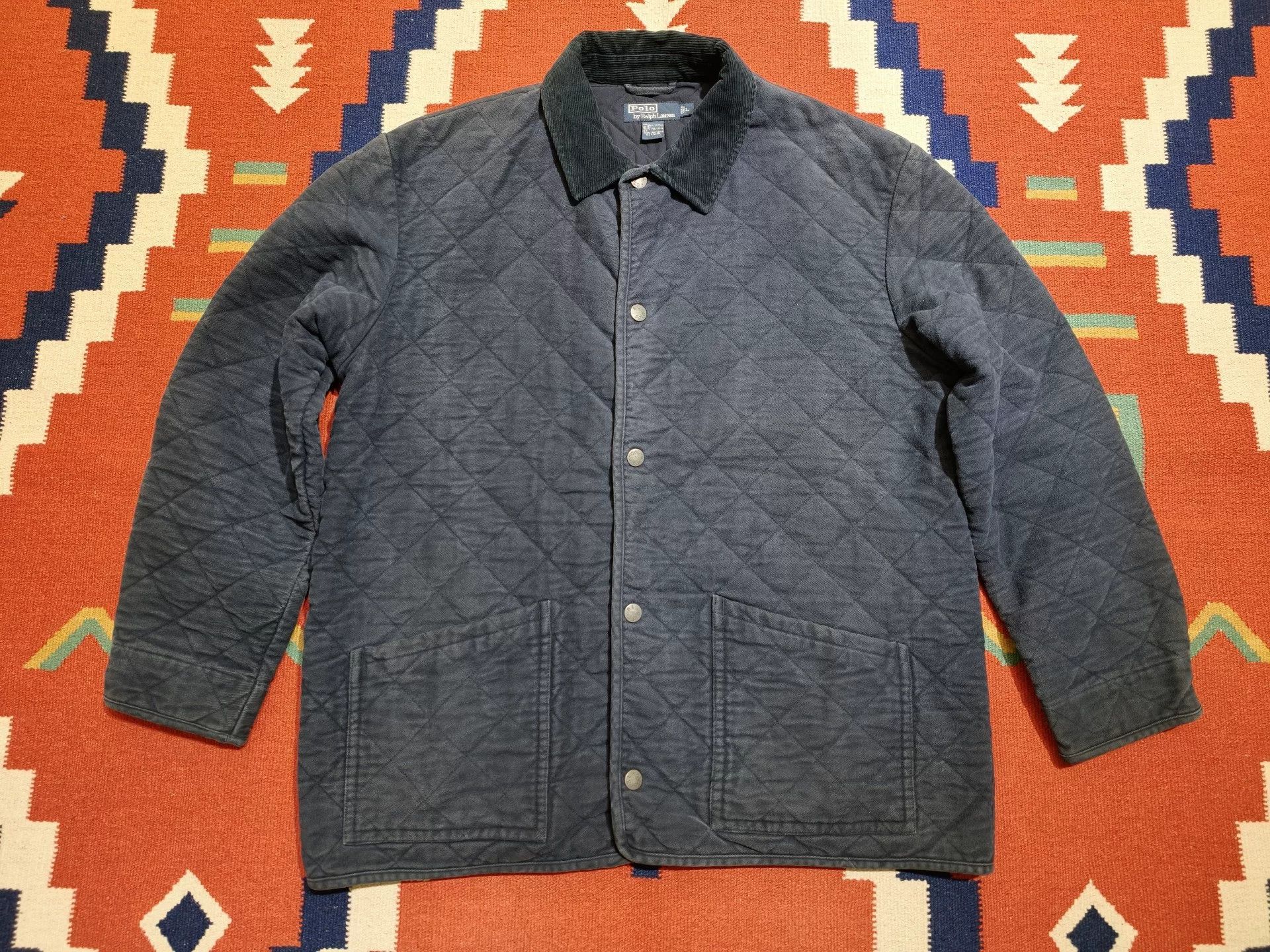Vintage Vintage Polo Ralph Lauren Quilted Jacket Size US L / EU 52-54 / 3 - 1 Thumbnail