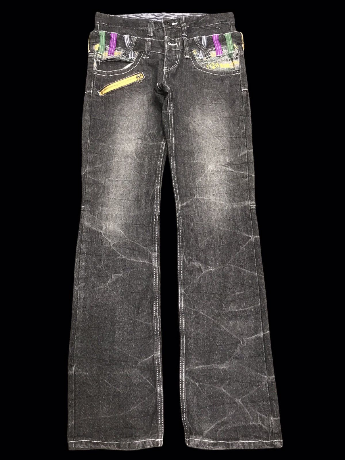 💥DOUBLE WAIST💥DOUBLEFOCUS SICK STYLE FADES DENIM F318