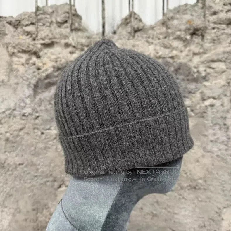 Chrome Hearts Chrome Hearts Gray Knit Cross Patch Beanie. Size ONE SIZE - 4 Thumbnail