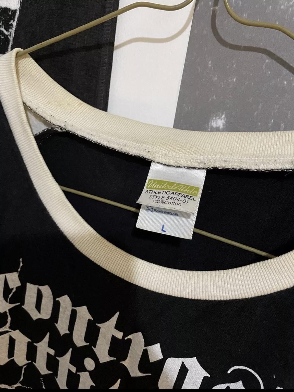 Band Tees × Vintage Vintage contrast attitude 3/4 sleeve Size US L / EU 52-54 / 3 - 5 Thumbnail