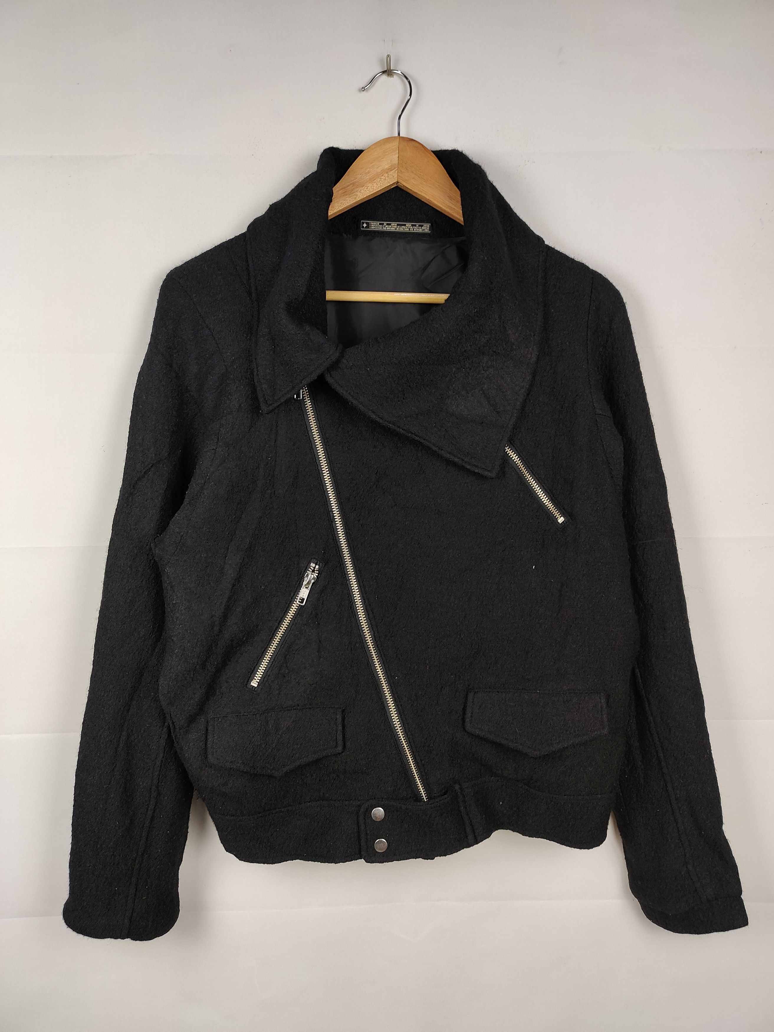 Yohji Yamamoto Vintage Y's Bis Limi Wool Double Collar Jacket Size US S / EU 44-46 / 1 - 1 Thumbnail