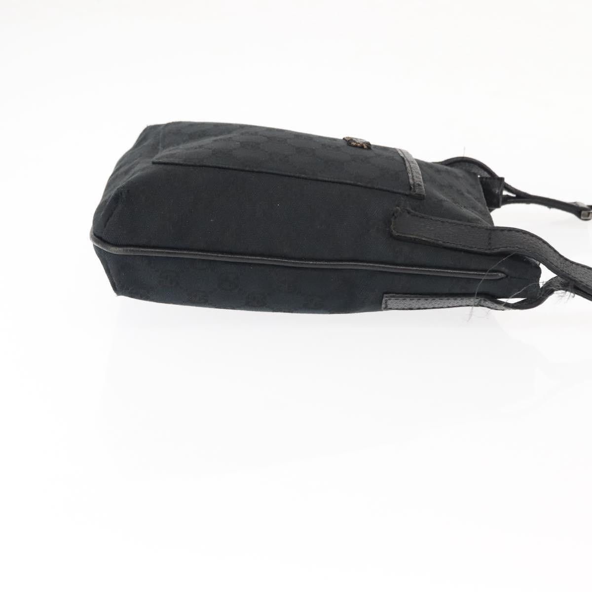 Gucci GUCCI GG Canvas Shoulder Bag Black Silver Size ONE SIZE - 4 Thumbnail