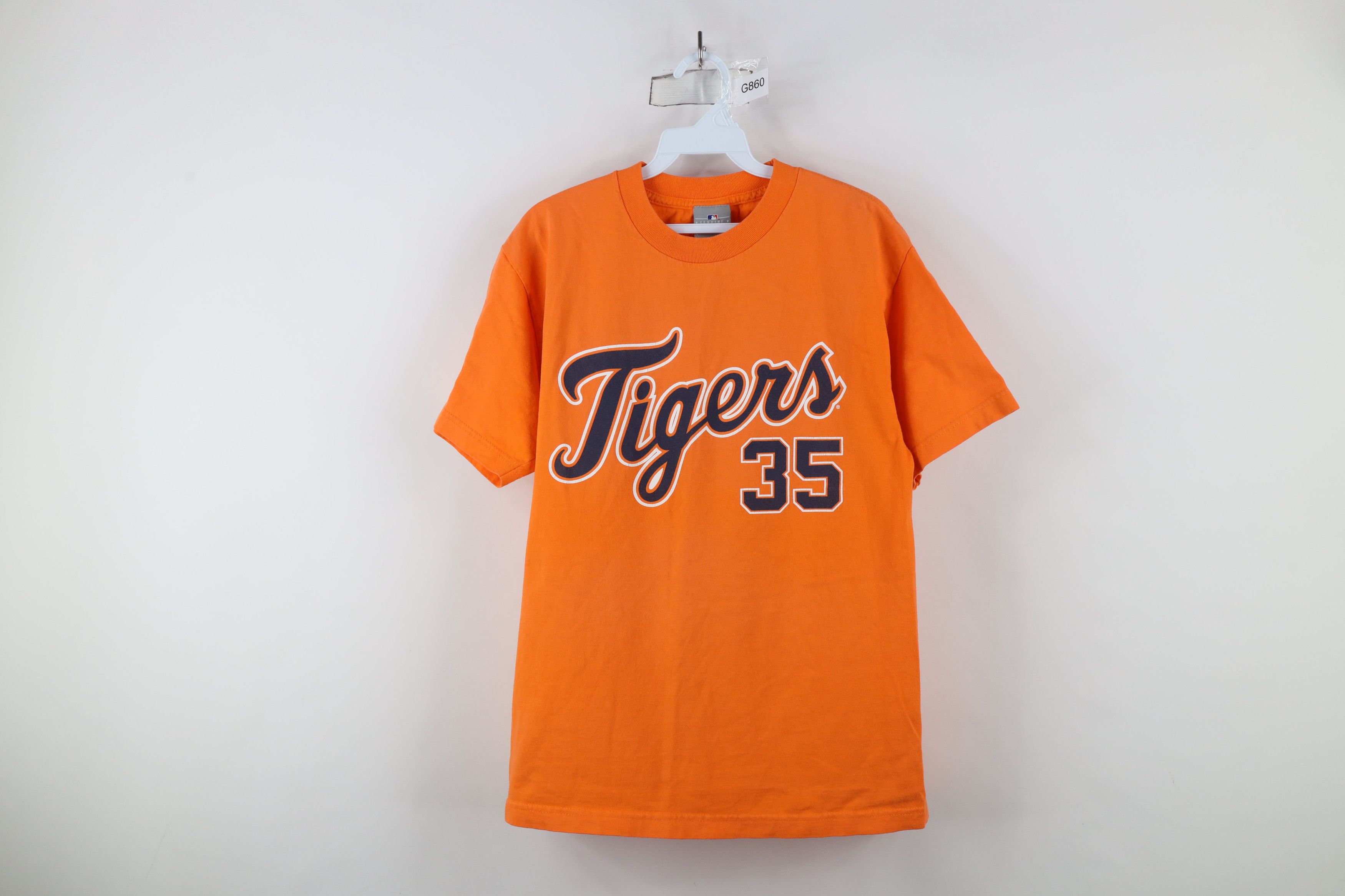 Vintage Vintage Y2K Verlander Detroit Tigers Baseball T-Shirt Orange Size US M / EU 48-50 / 2 - 1 Thumbnail