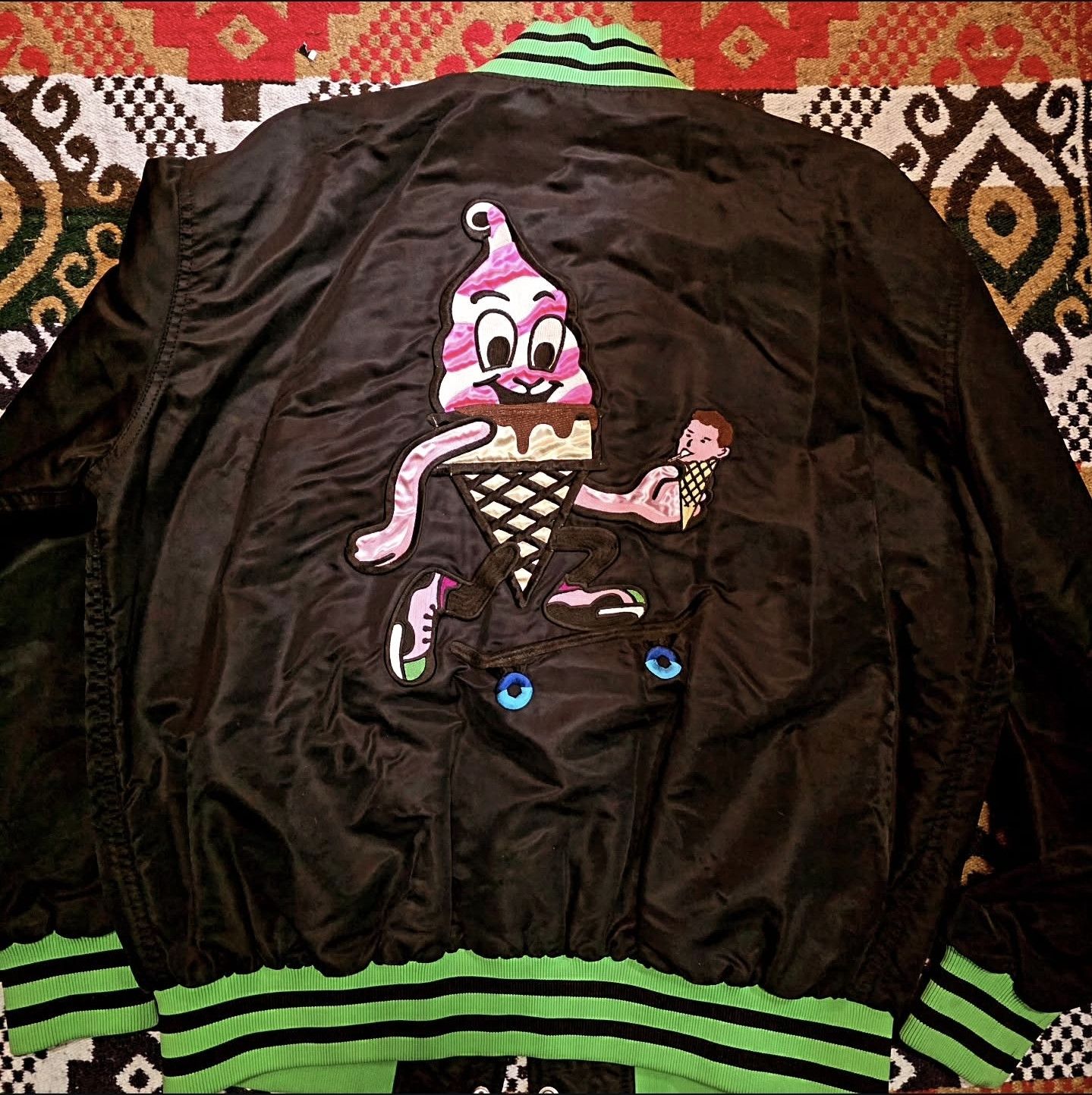Billionaire Boys Club Ice Cream Coneman Safun Varsity Jacket Size US L / EU 52-54 / 3 - 2 Thumbnail