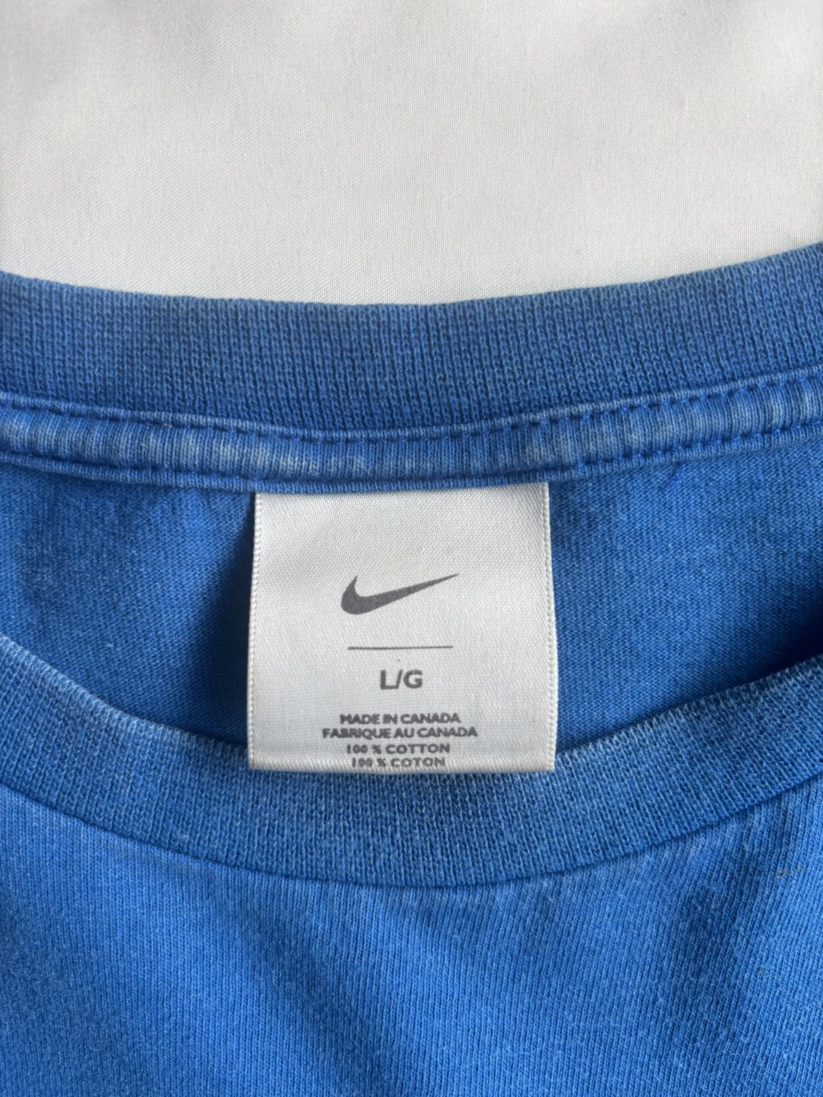 Nike Nike Just Do It Blue T-Shirt US L Size US L / EU 52-54 / 3 - 4 Thumbnail