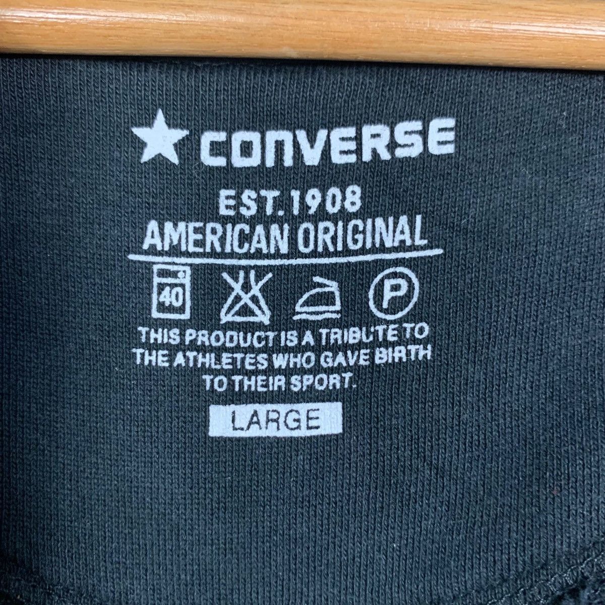 Converse CONVERSE Small Logo Zipper Hoodie Sweatshirt #3596-C194 Size US L / EU 52-54 / 3 - 14 Thumbnail
