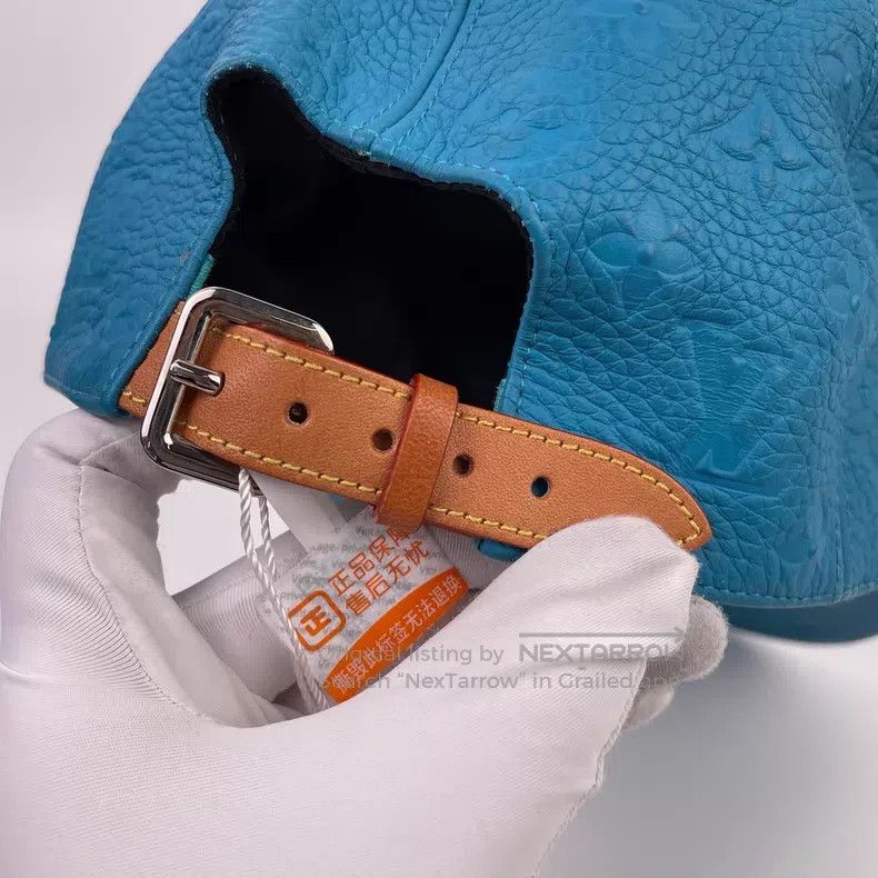 Louis Vuitton Louis Vuitton Blue dark embroidered full print cap Size ONE SIZE - 7 Thumbnail