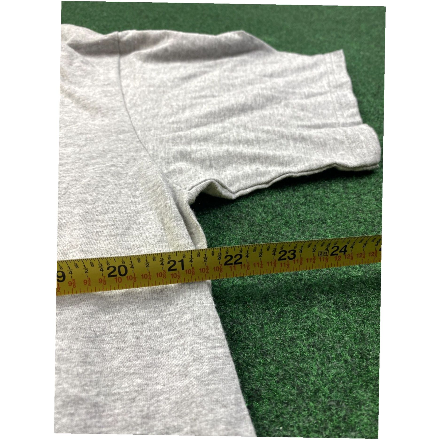 Adidas Adidas The Go-To Tee Sz Large Mens Gray 90% Cotton 10% Polyester Size ONE SIZE - 5 Thumbnail