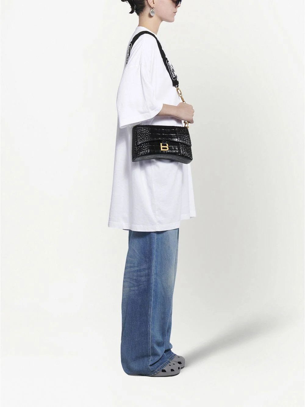 Balenciaga o1srvl11e1124 Size: OS / Downtown XS Shoulder Bag Size ONE SIZE - 4 Thumbnail