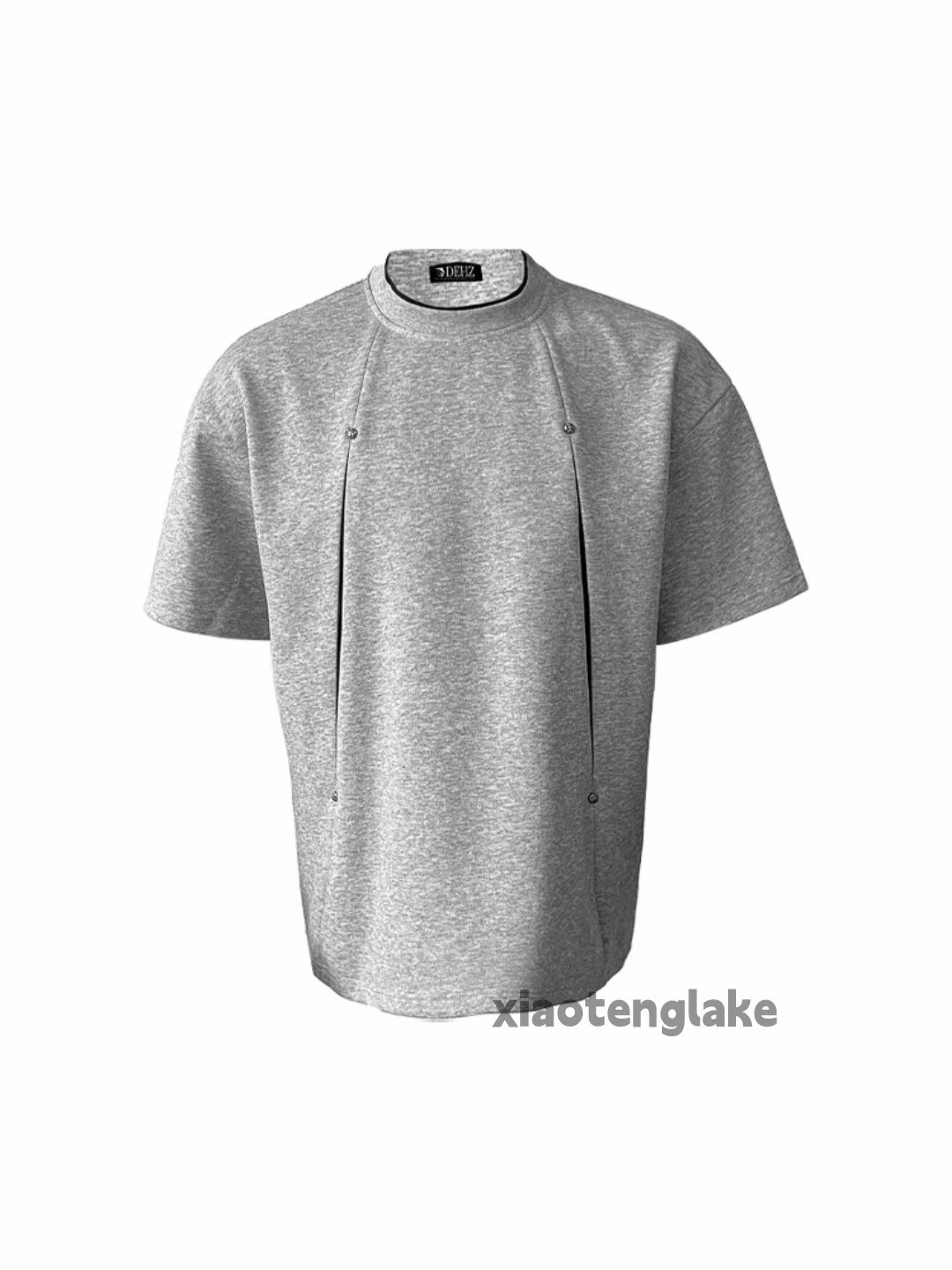Designer × Vintage Unisex washed retro faded cleanfit yuppie patchwork t shirt Size US L / EU 52-54 / 3 - 3 Thumbnail