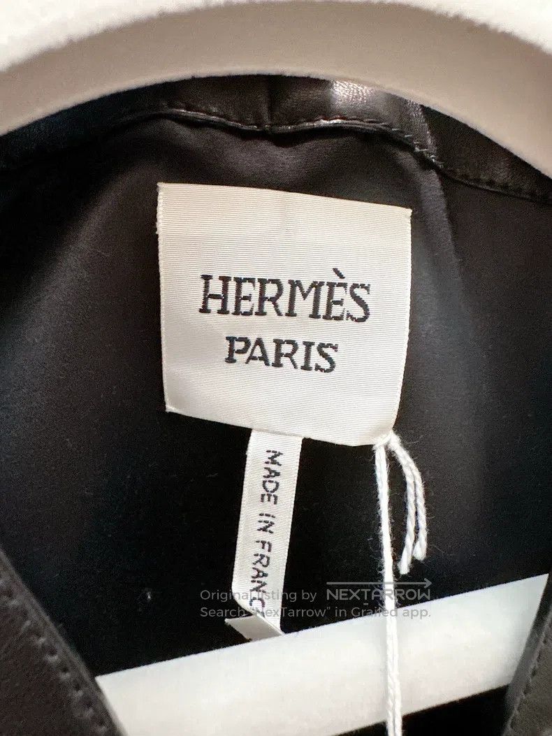 Hermes Hermes Black rivet leather dress with top size 38 and skir Size XS / US 0-2 / IT 36-38 - 3 Thumbnail