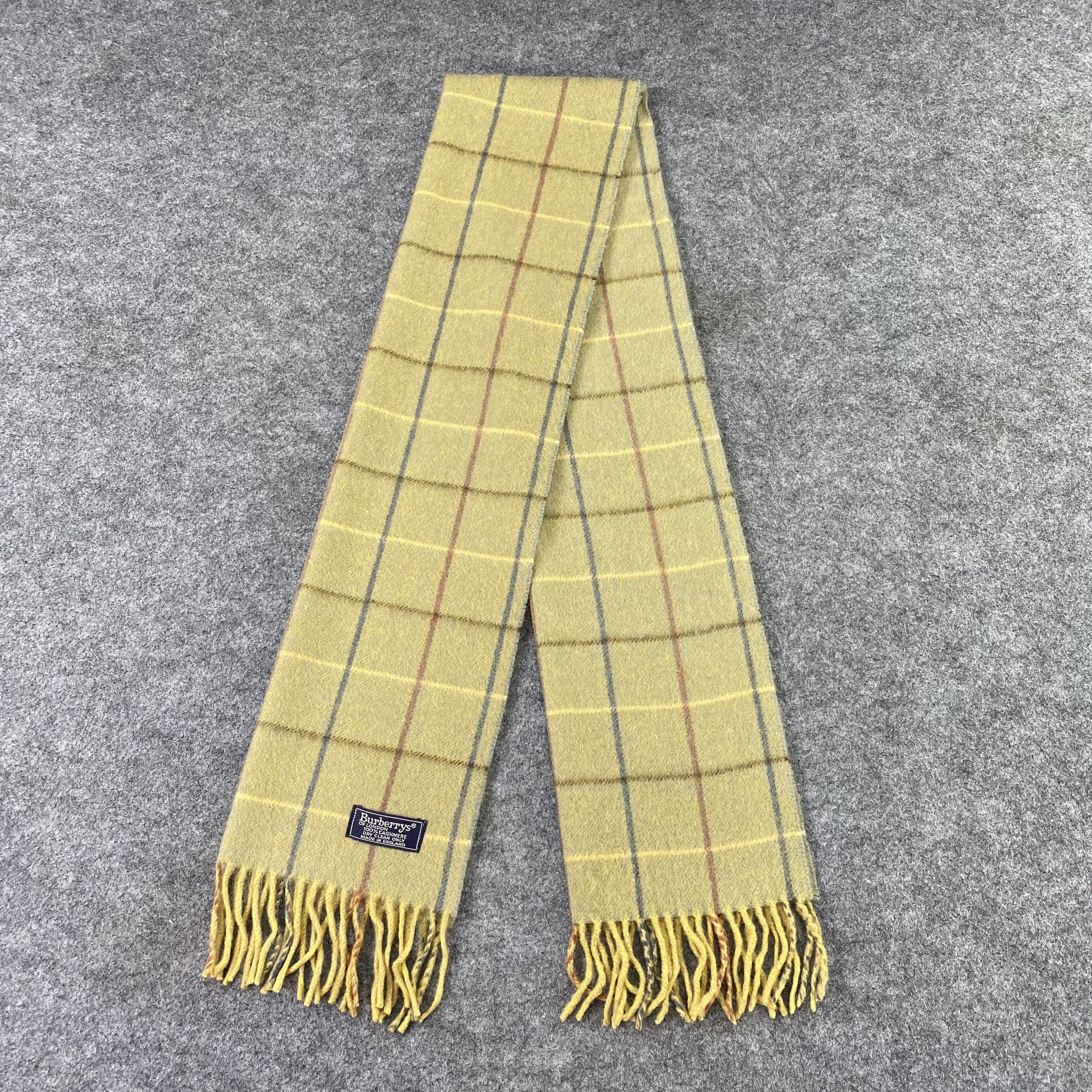 Burberry Burberry Cashmere Scarf / Muffler / Neckwear-K055 Size ONE SIZE - 4 Thumbnail