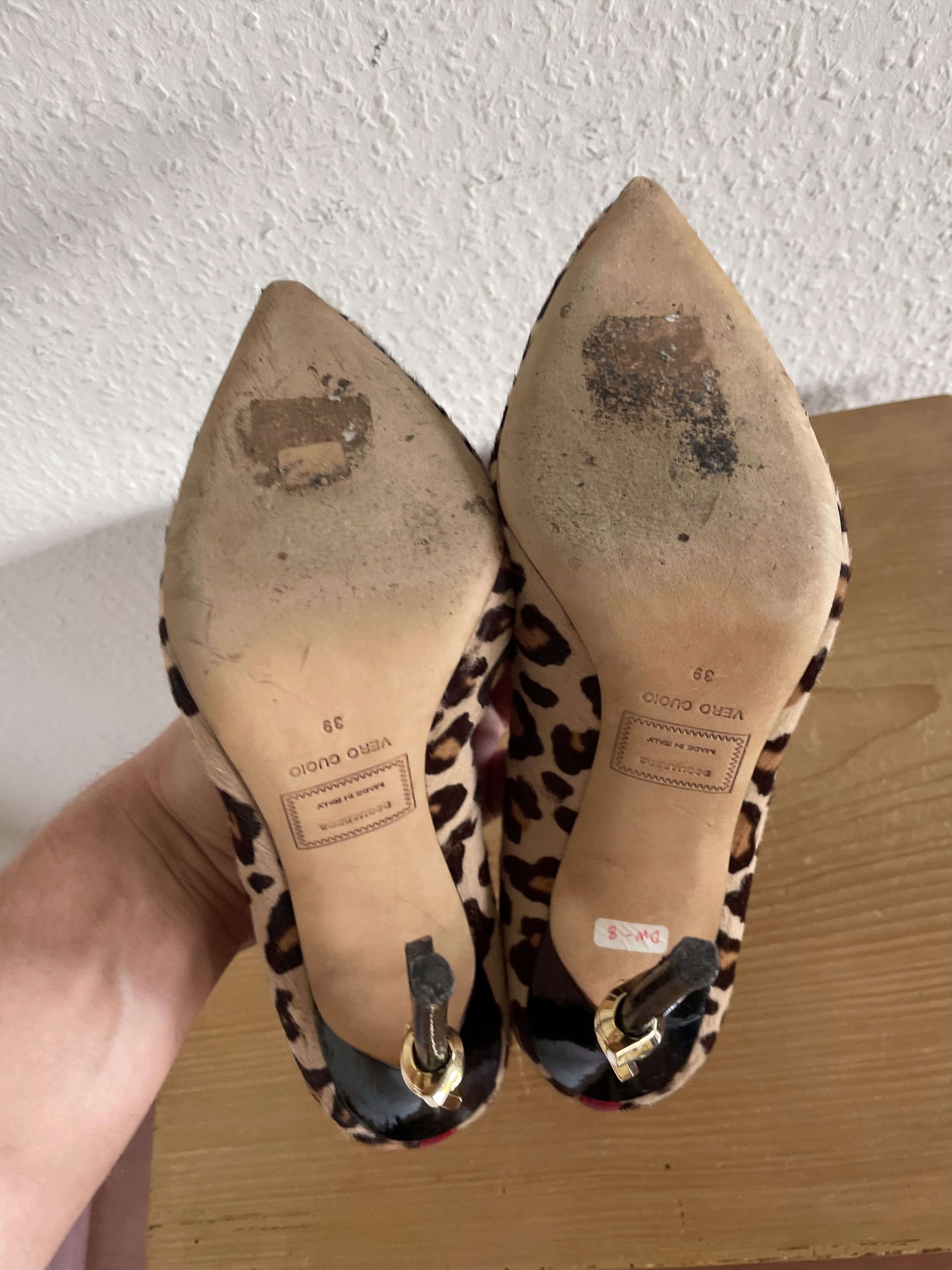 Dsquared2 Leopard Pony Hair Heels Brown Size US 6.5 / IT 36.5 - 7 Thumbnail
