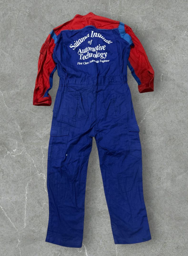 Japanese Brand Vintage Saitama Institute Of Automotive Technology Overall Size US 34 / EU 50 - 1 Thumbnail