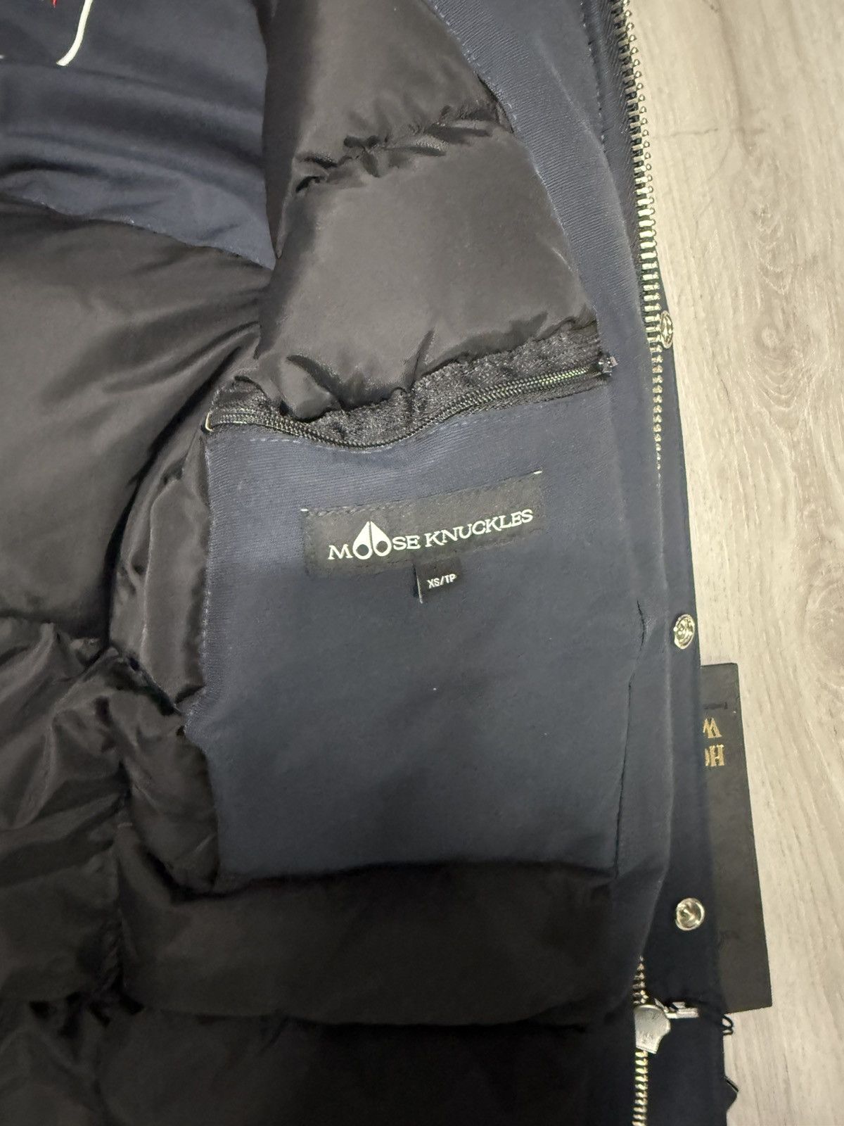 Moose Knuckles Moose Knuckles Stirling Parka Navy/Black Size US XS / EU 42 / 0 - 6 Thumbnail