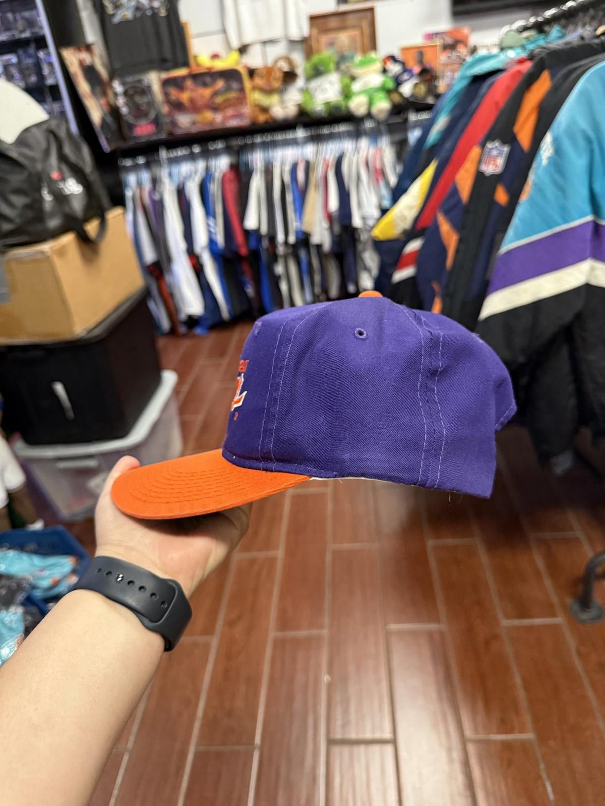 Sports Specialties 90's Vintage Phoenix Suns Double Line Script Snapback Hat Size ONE SIZE - 2 Thumbnail