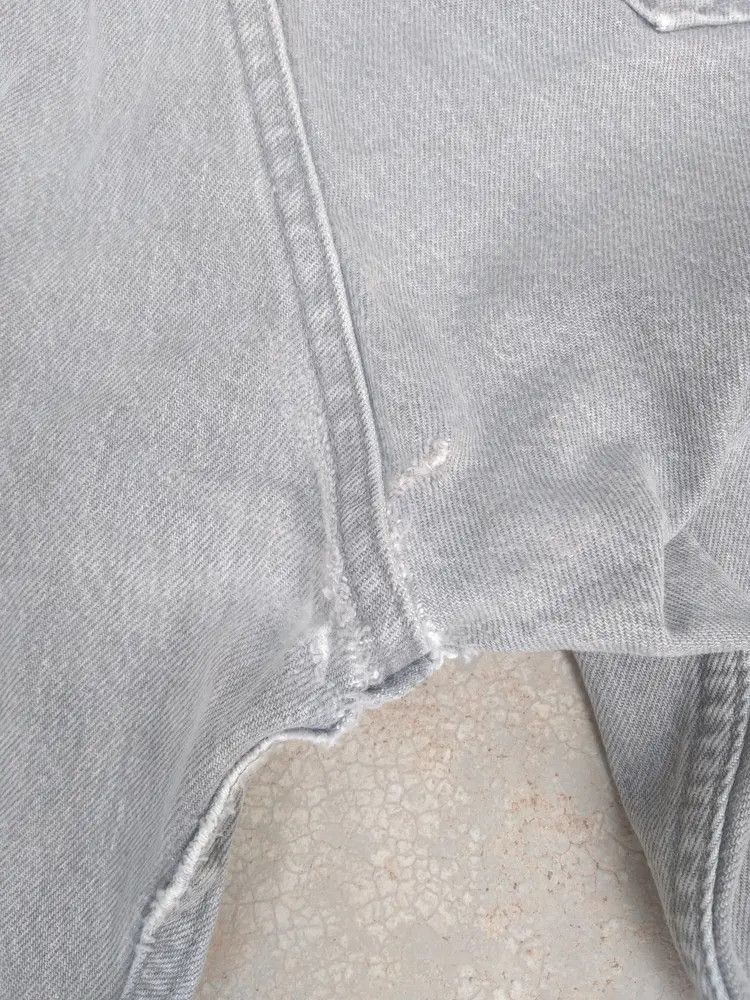 Levi's 80s Vintage Levi's 501 Made In USA Jeans Grey 33x30 Size US 33 - 5 Thumbnail