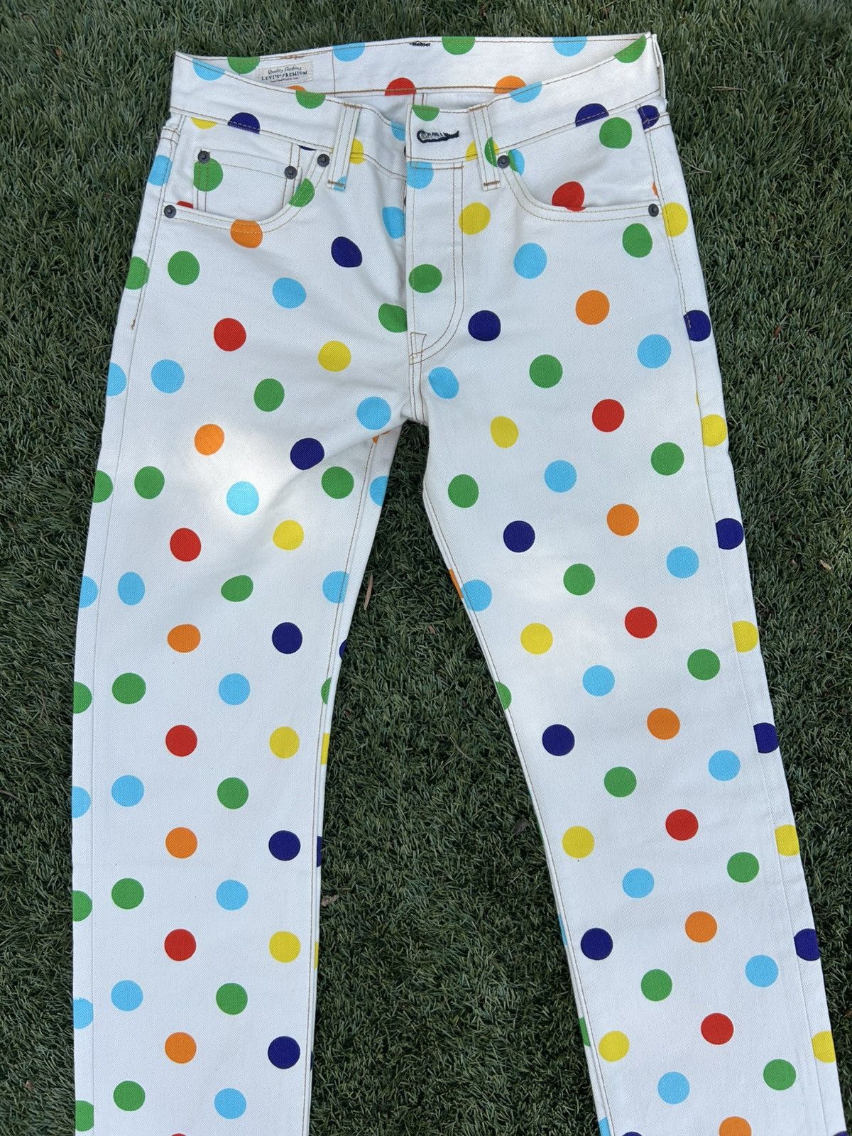Golf Wang × Golf le Fleur × Levi's Golf Wang x Levis 2020 Size US 28 / EU 44 - 2 Thumbnail