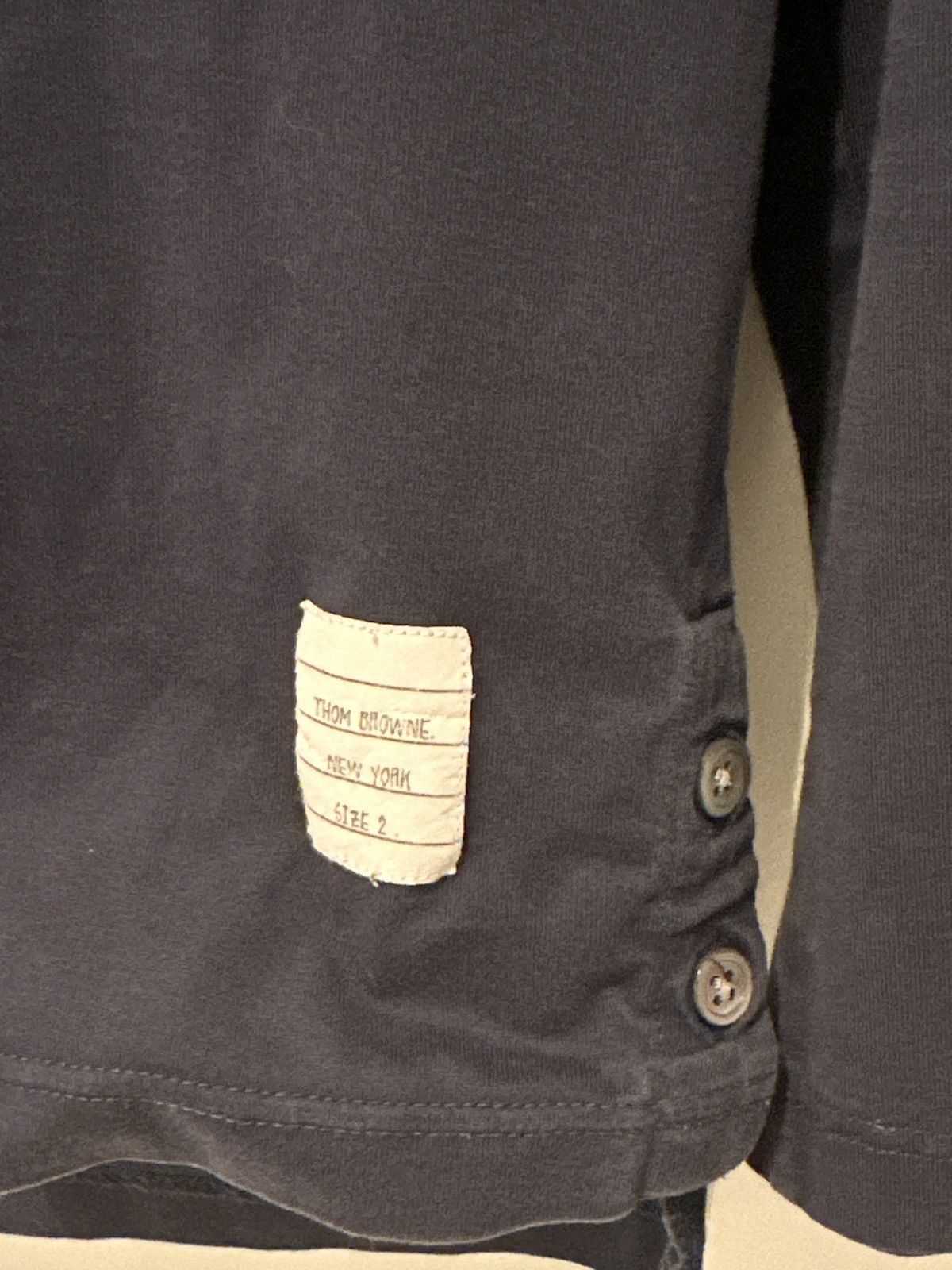 Thom Browne Navy Long Sleeve Classic TB Size US S / EU 44-46 / 1 - 5 Thumbnail