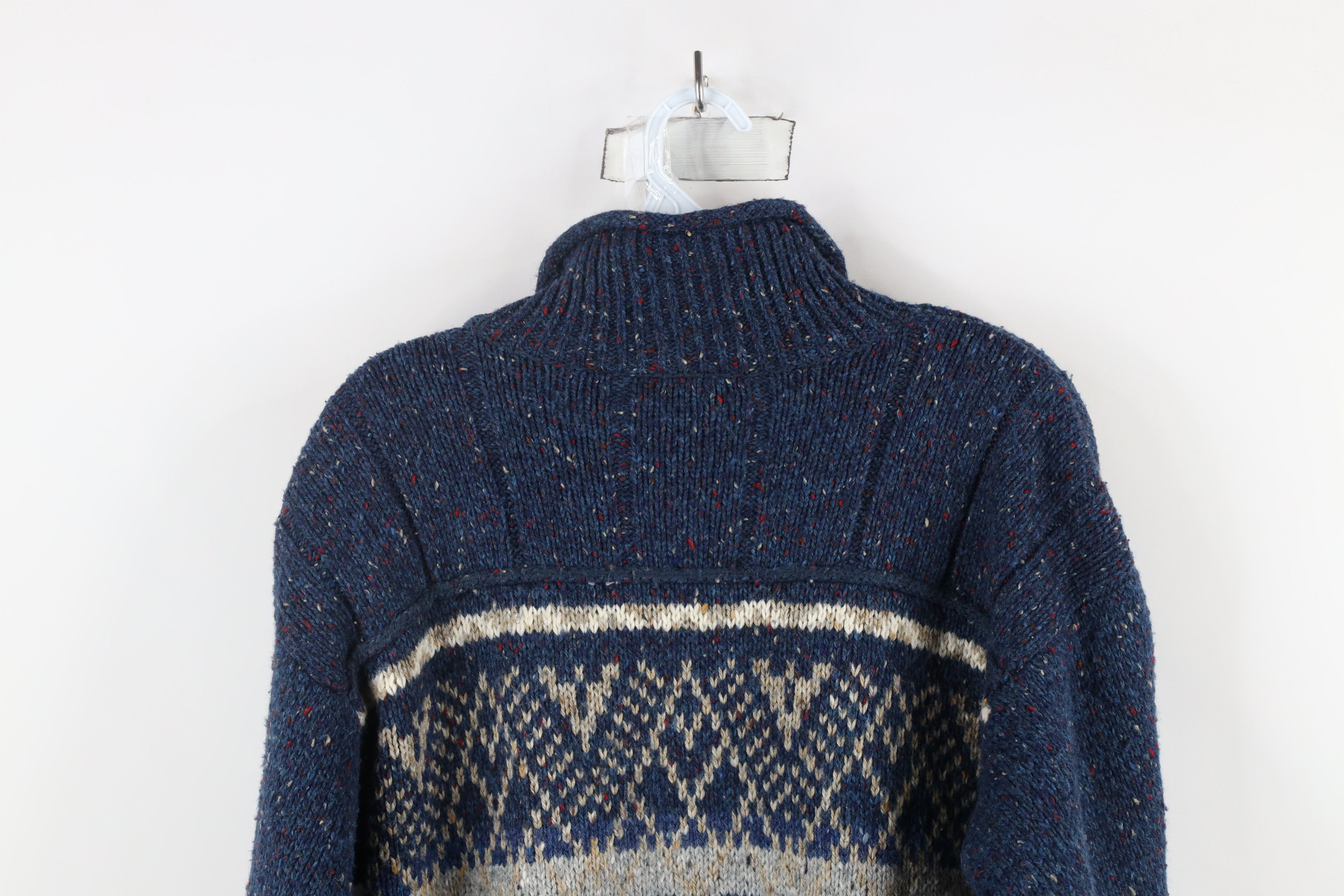 Vintage Vintage 90s Streetwear Wool Blend Fair Isle Knit Sweater Size M / US 6-8 / IT 42-44 - 6 Thumbnail