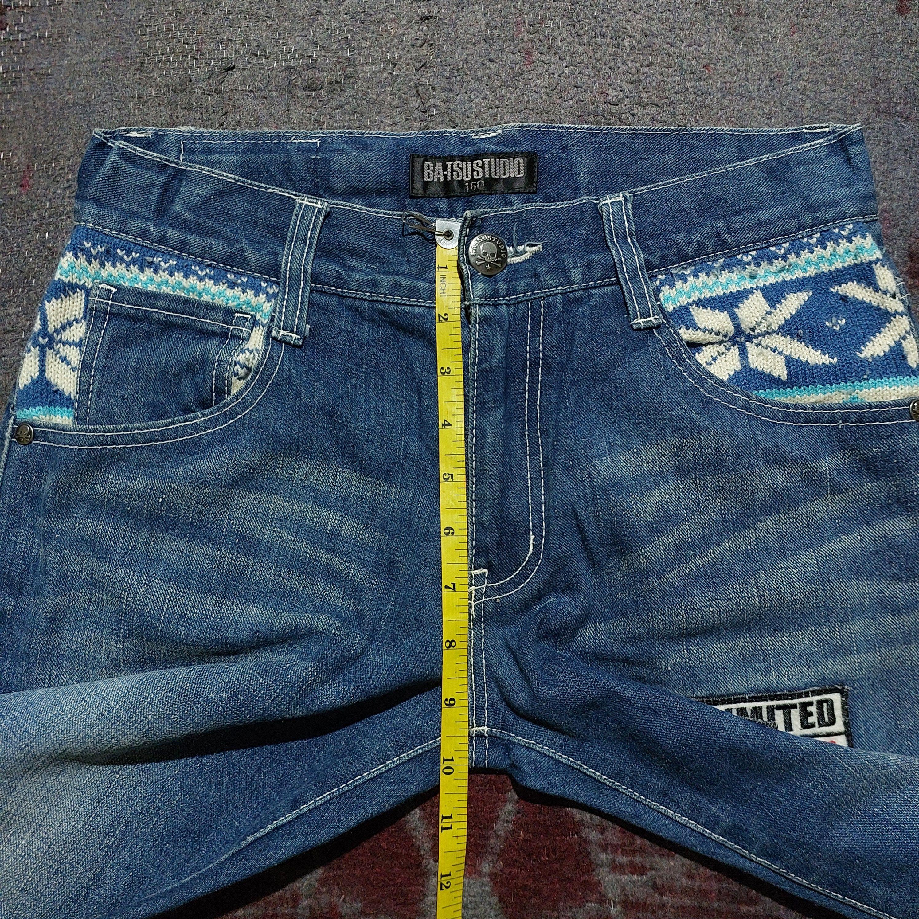 Japanese Brand BA-TSUSTUDIO navajo pocket wol blue jeans Size US 30 / EU 46 - 21 Thumbnail