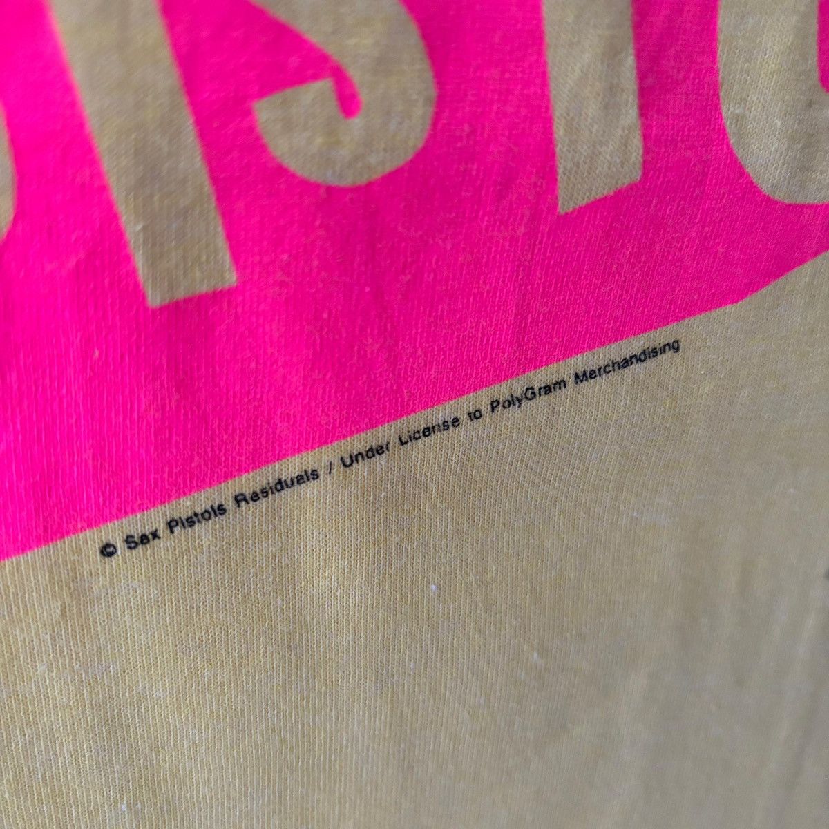 Fruit Of The Loom 1996 Sex Pistols The Filthy Lucre Tour Vintage Shirt Size US L / EU 52-54 / 3 - 3 Thumbnail
