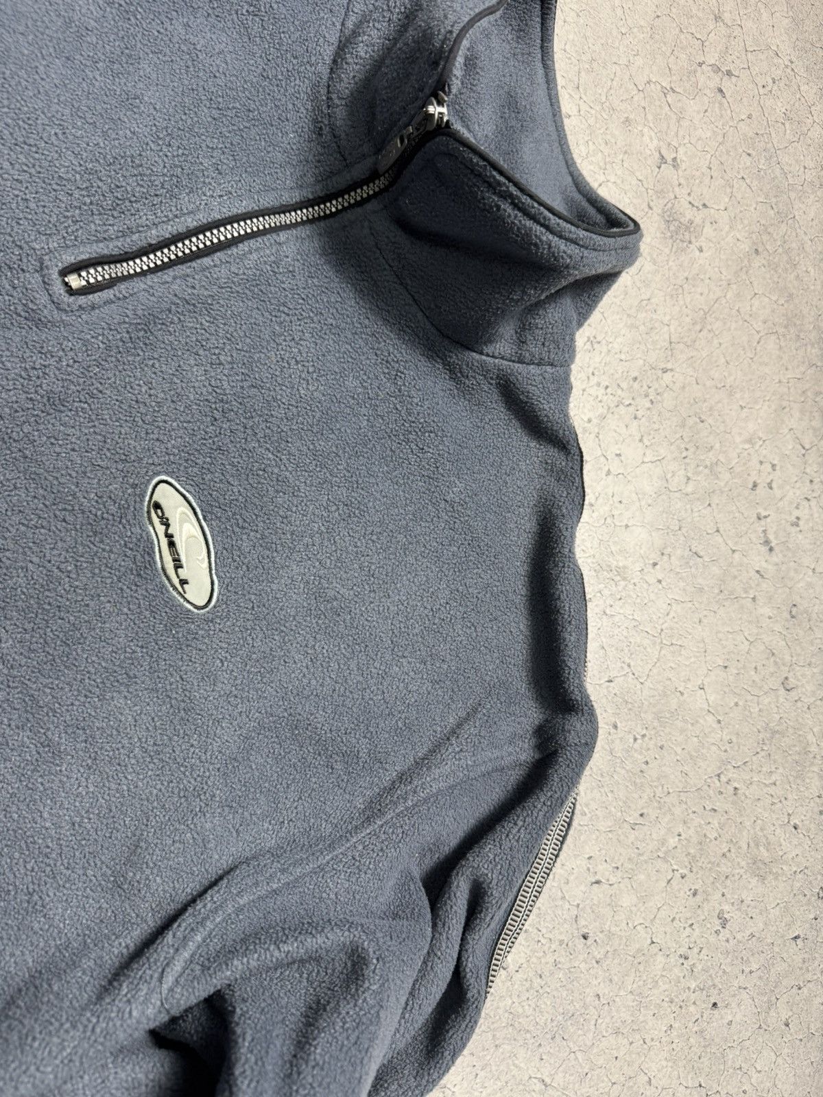 O'Neill Oneill Vintage Fleece Sweatshirt 1/4 Zip Surf Big logo Size US XL / EU 56 / 4 - 6 Thumbnail