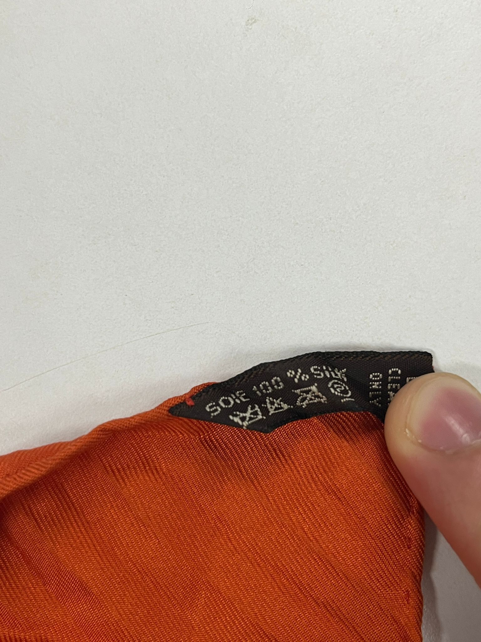 Hermes Hermes Orange Plisse Scarf Size ONE SIZE - 4 Thumbnail