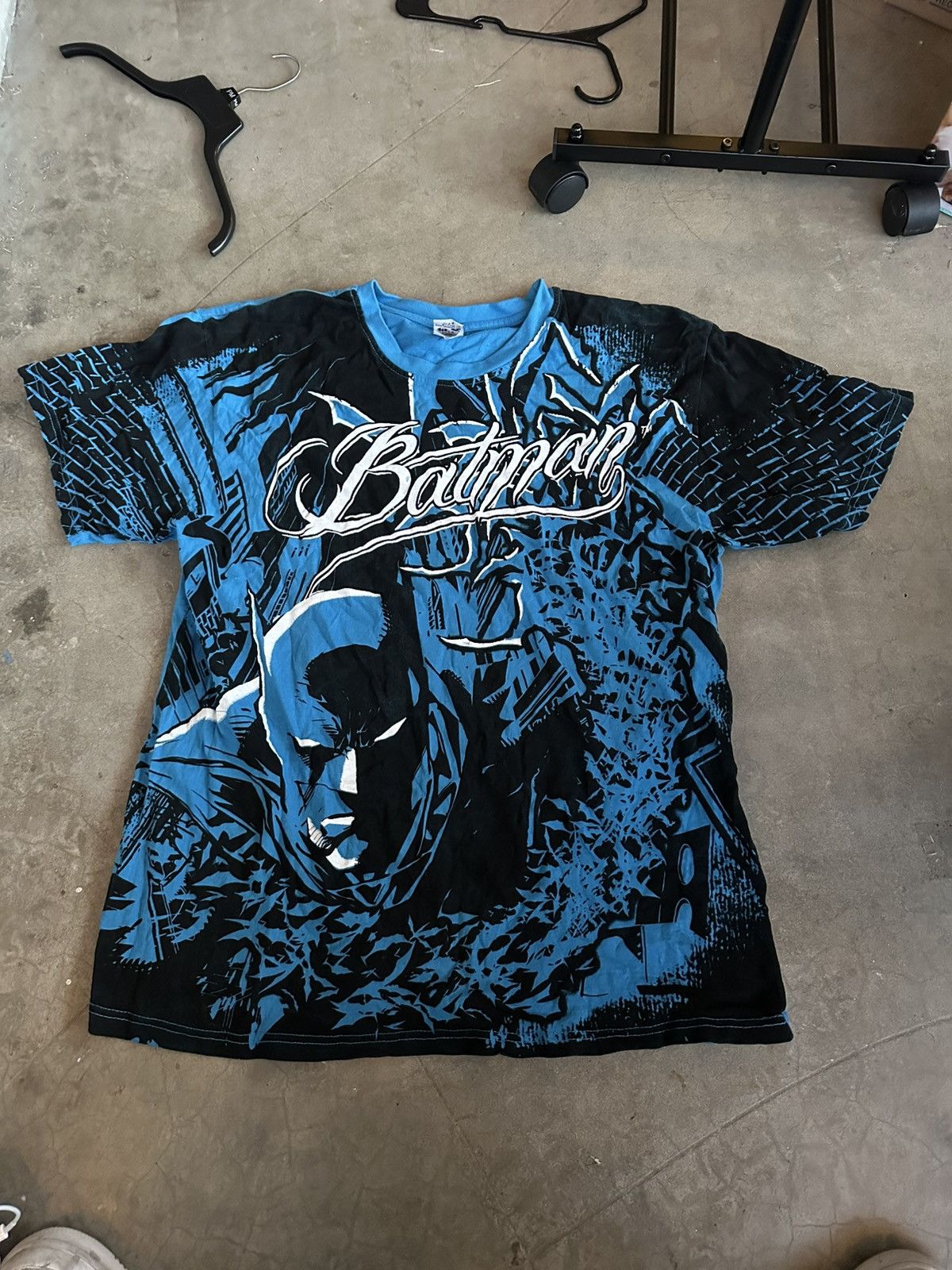 Nickelodeon Vintage Y2K Six Flags All Over Print Batman Tee Shirt Size US XXL / EU 58 / 5 - 2 Thumbnail