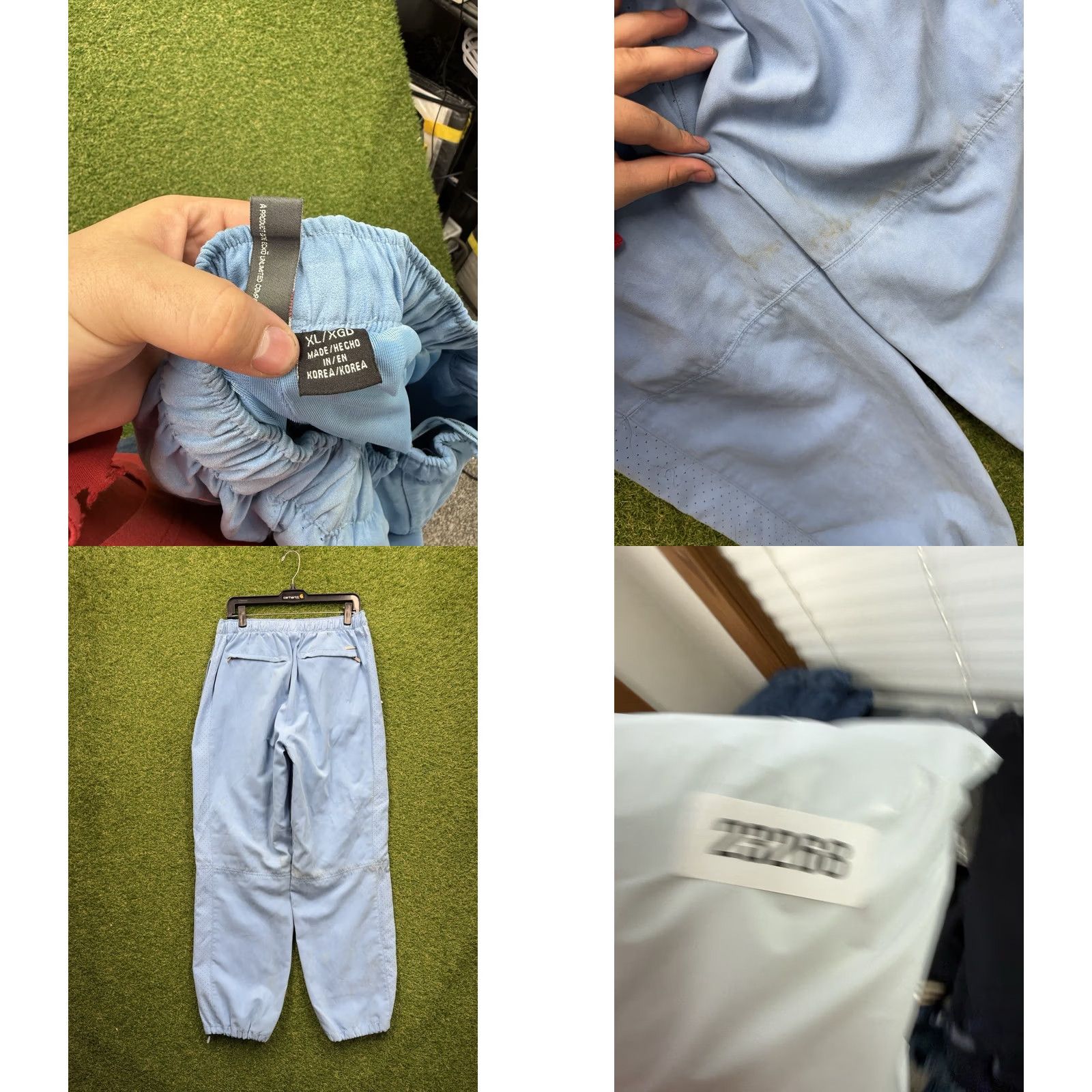 Ecko Unltd. VINTAGE Ecko Unltd Track Pants Mens XL Blue Zip Ankle Drawstring Windbreaker Casual Y2K Size US 36 / EU 52 - 8 Thumbnail