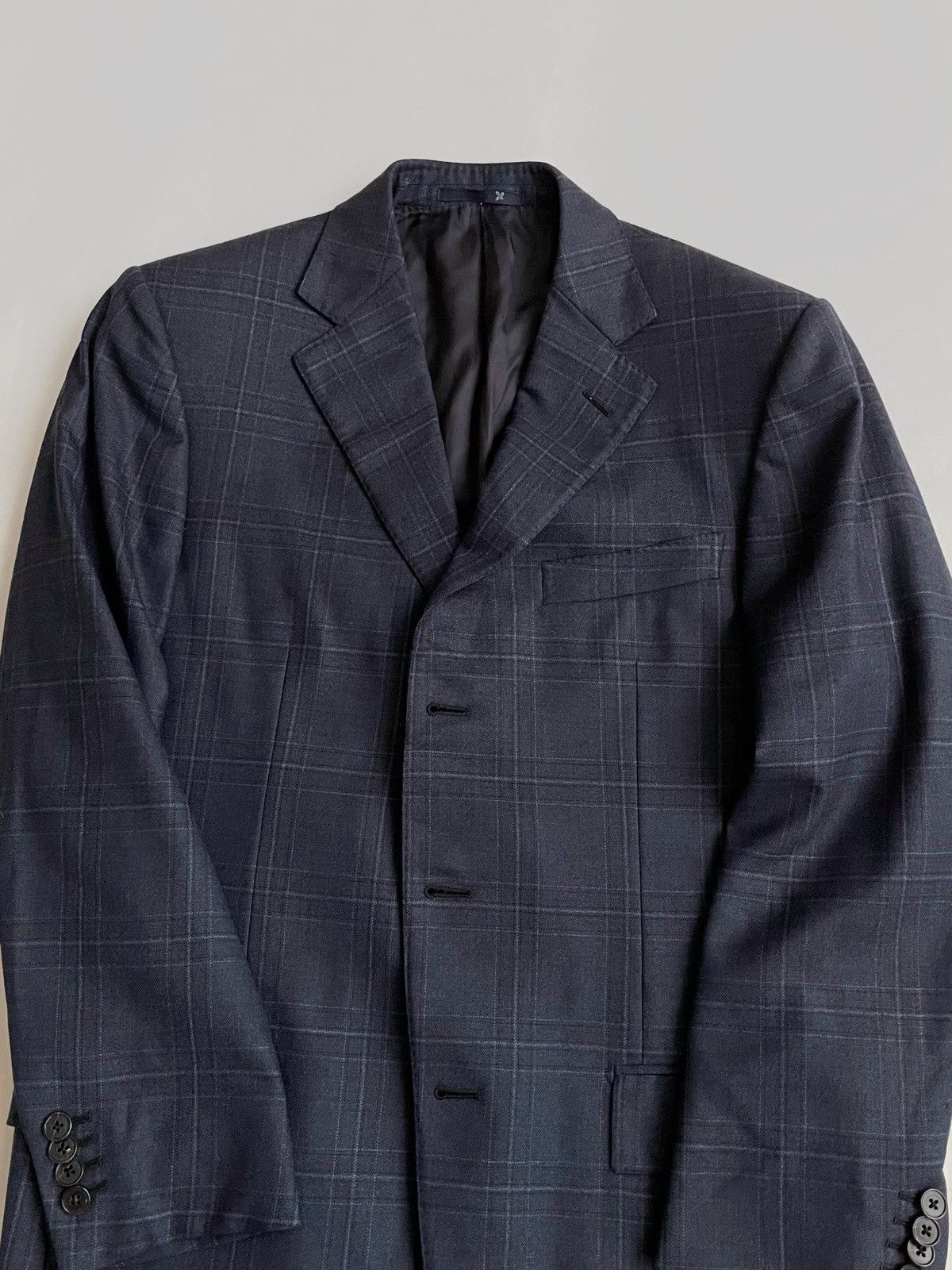 Ermenegildo Zegna Ermenegildo Zegna Taglio Esclusivo Blue blazer Size 44R - 5 Thumbnail
