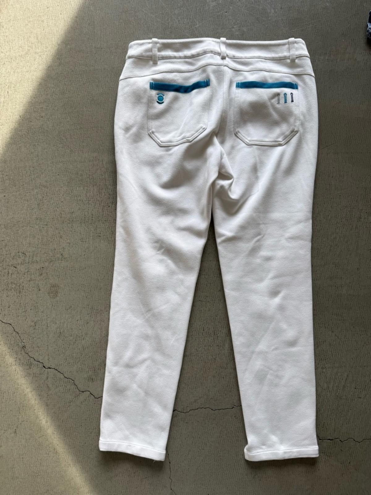 Wrangler W.ANGLE / Corduroy Golf Pants with Split Hem / White Size 28" / US 6 / IT 42 - 7 Thumbnail