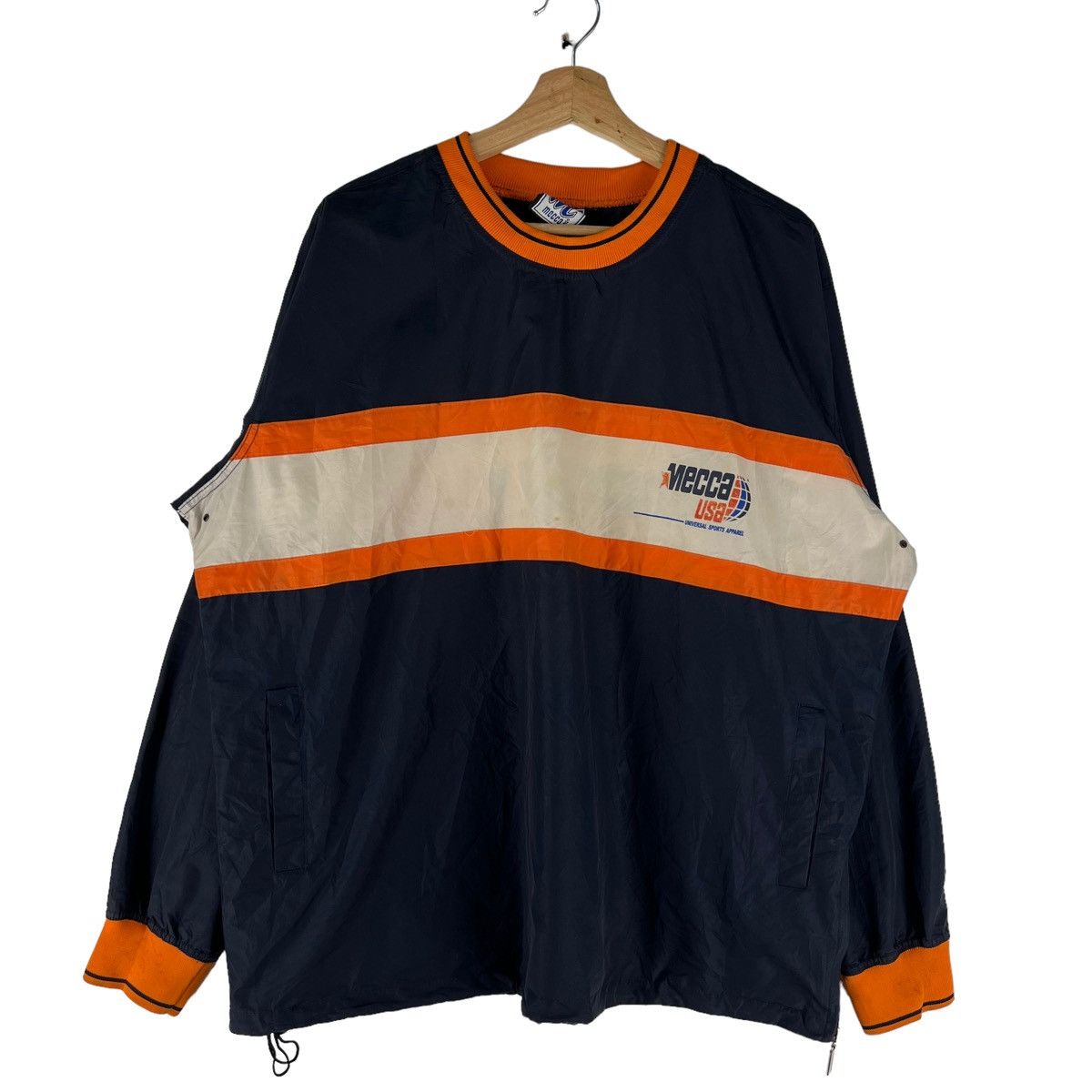 Japanese Brand 🔥VINTAGE LONG SLEEVE SWEATSHIRT MECCA USA BIG LOGO Size US L / EU 52-54 / 3 - 1 Thumbnail