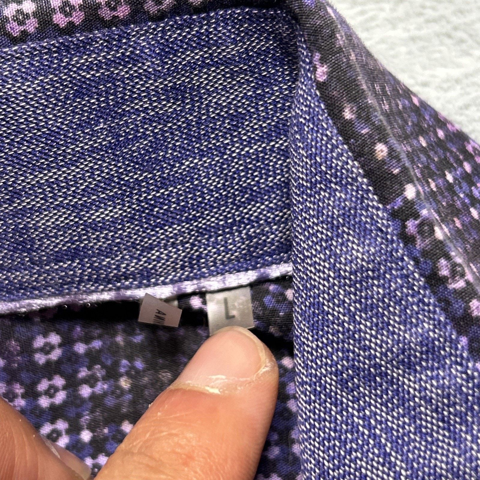 BUGATCHI Bugatchi Button Up Shirt Mens Large Scales Fancy Long sleeve Size US L / EU 52-54 / 3 - 2 Thumbnail