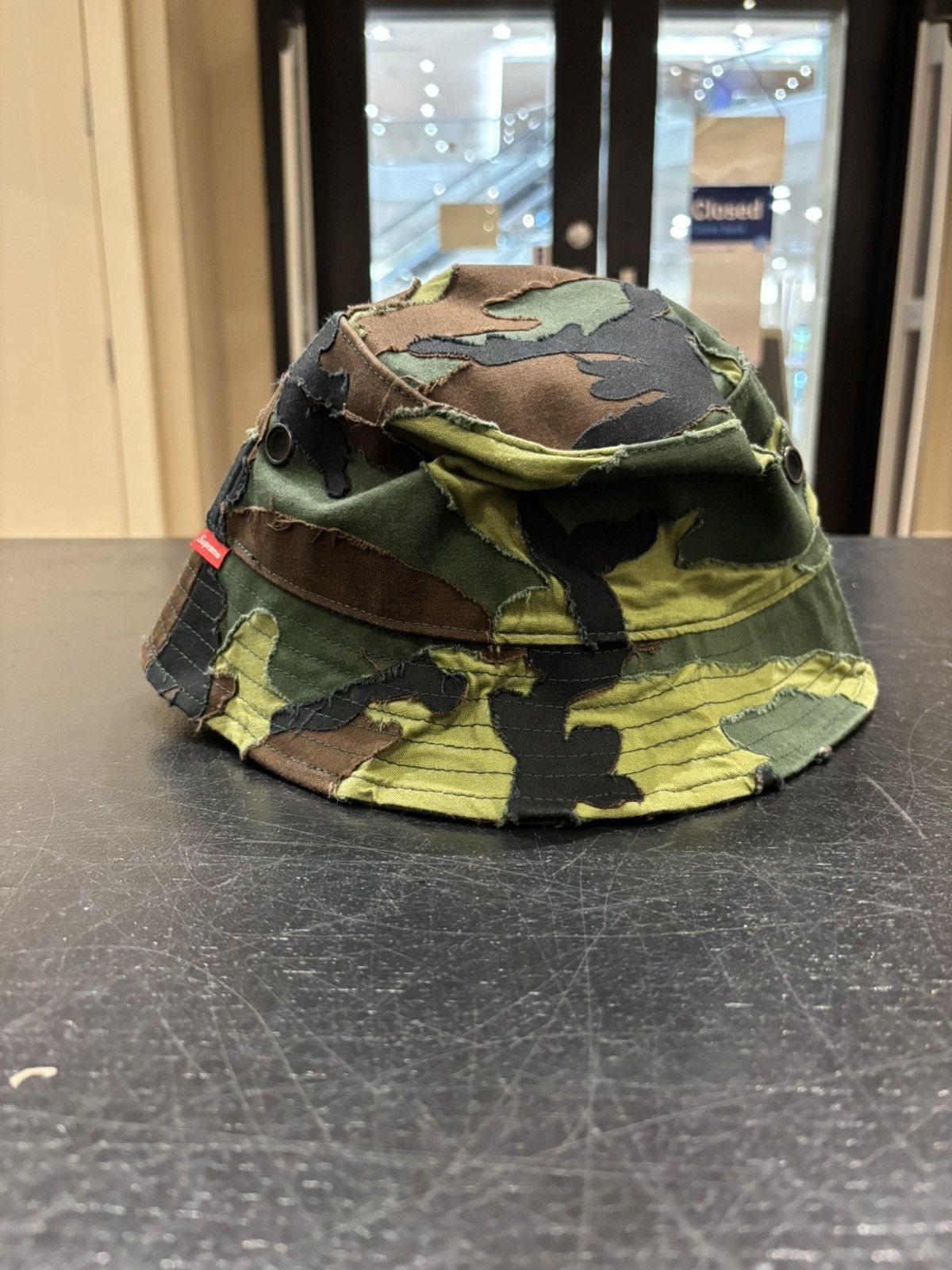 Supreme Layered Camo Crusher Bucket Hat
