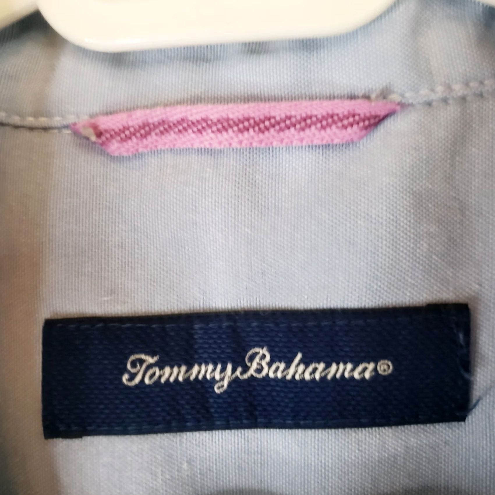 Tommy Bahama Tommy Bahama Men's M Purple Multicolor Plaid 100% Linen Short Sl Shirt Fish Logo Size US M / EU 48-50 / 2 - 7 Thumbnail
